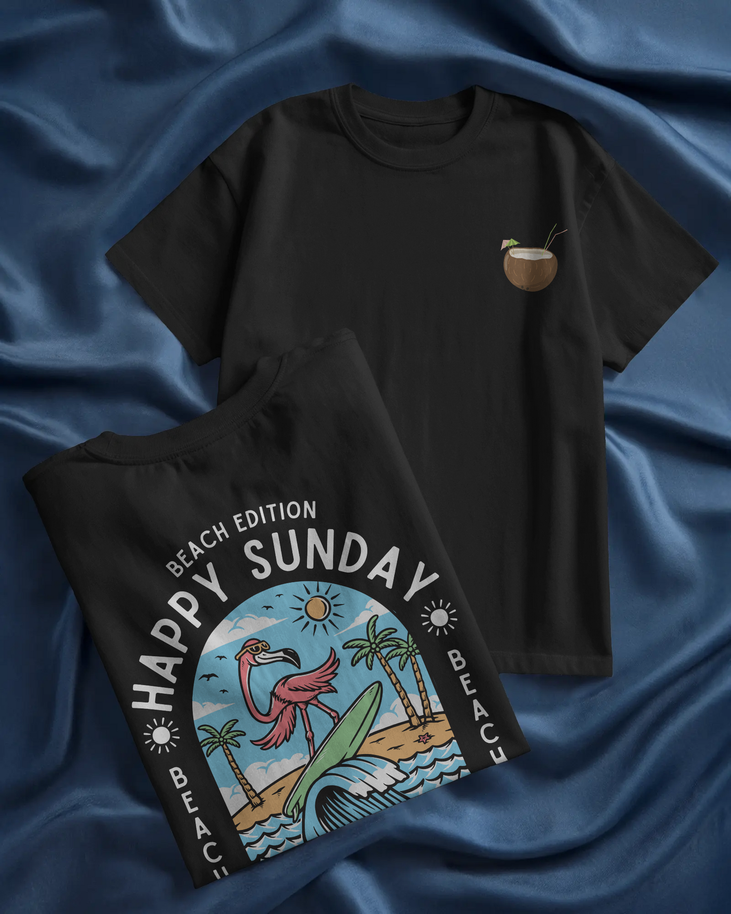 Men Classic Crew T-Shirt - Happy Sunday