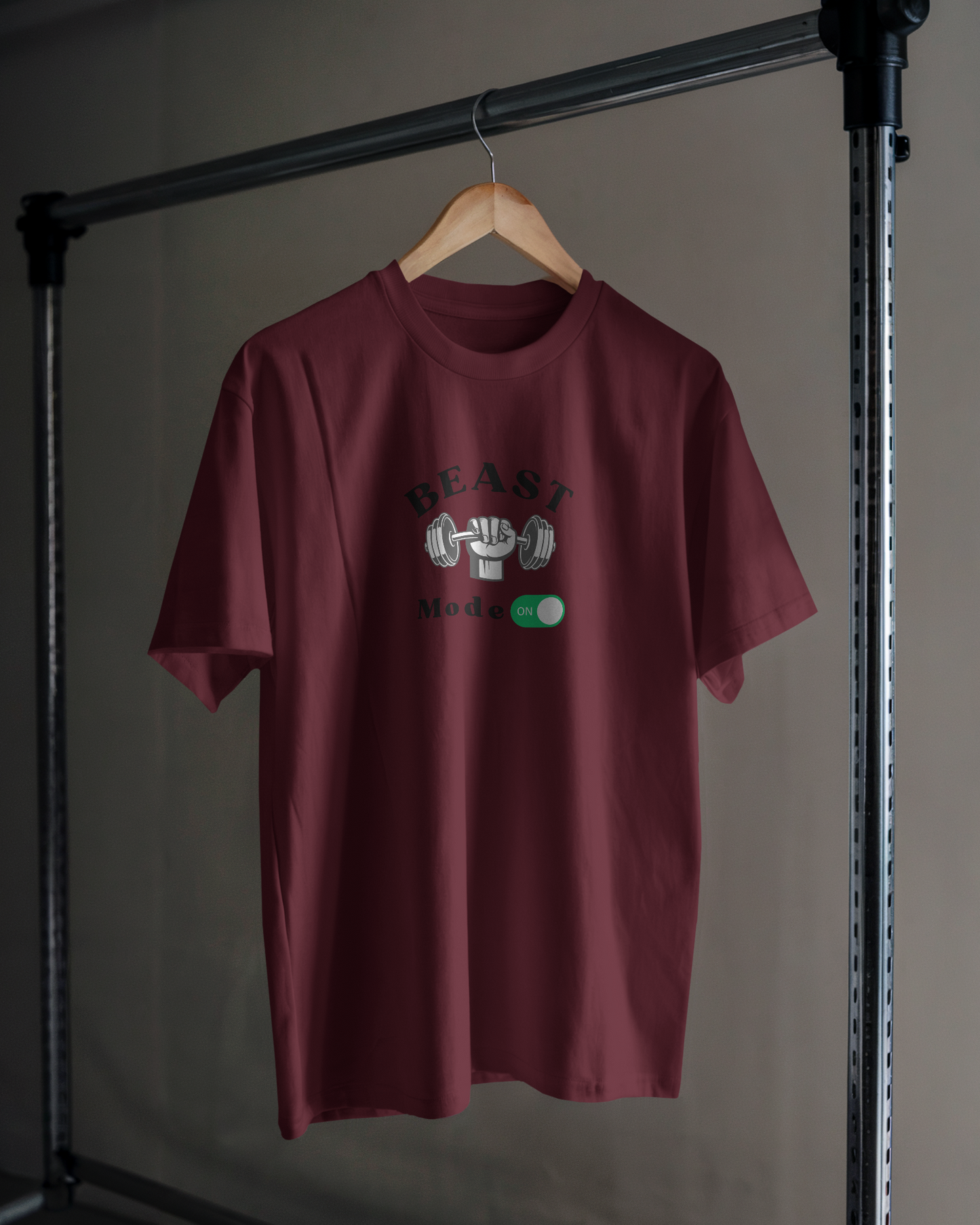 Men Classic Crew T-Shirt - Beast Mode On