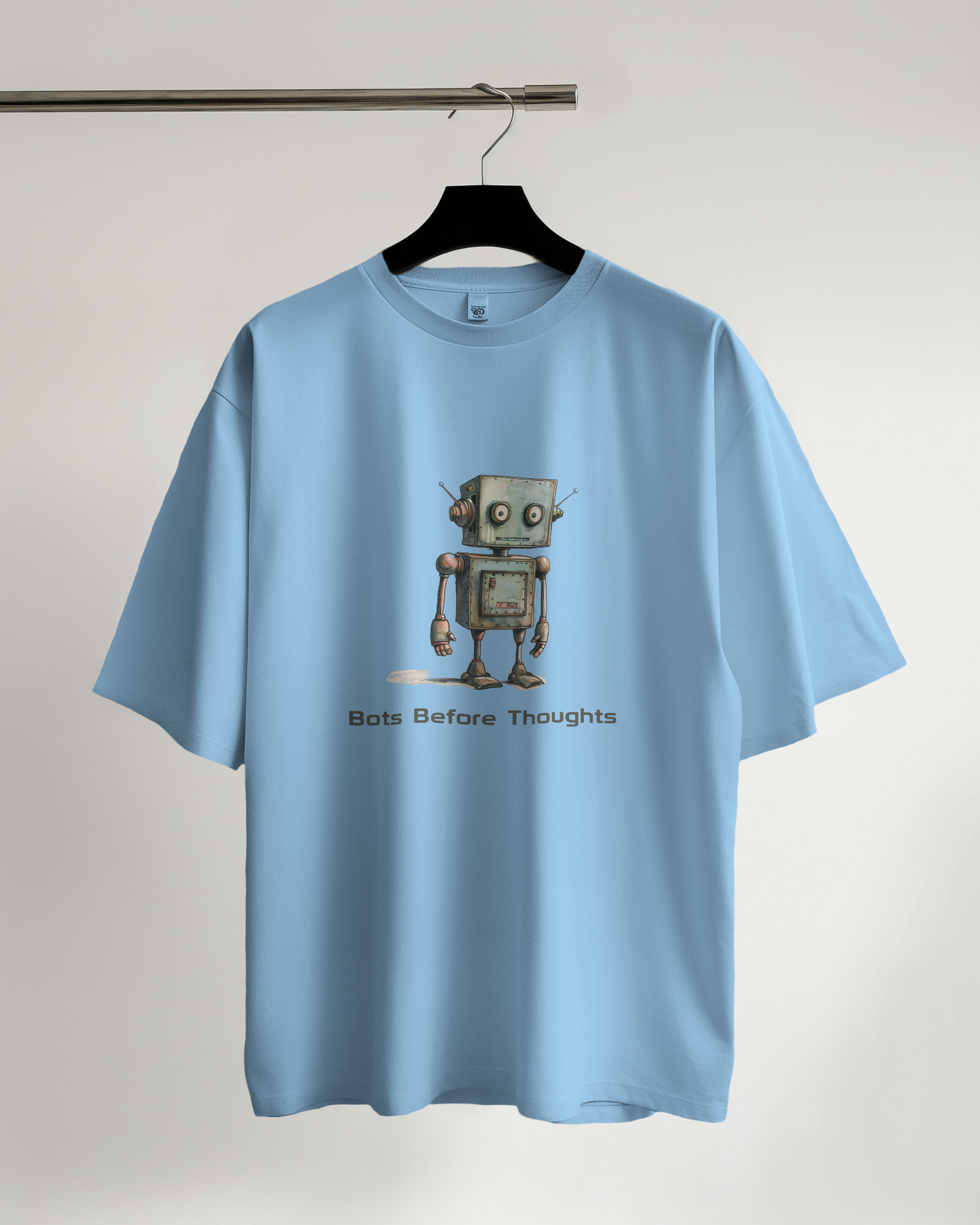 Unisex Oversized Classic T-Shirt - Bots Before Thoughts