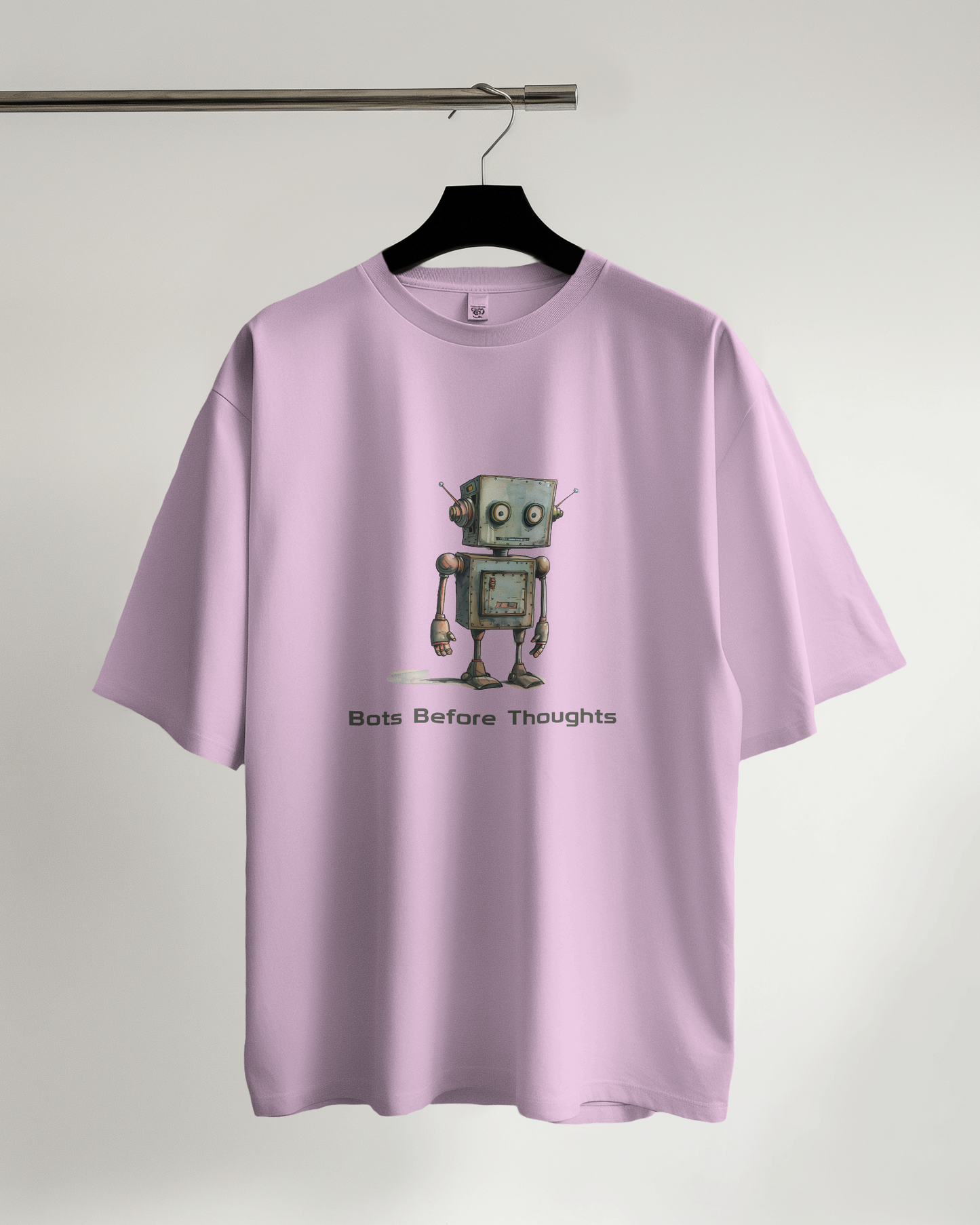 Unisex Oversized Classic T-Shirt - Bots Before Thoughts