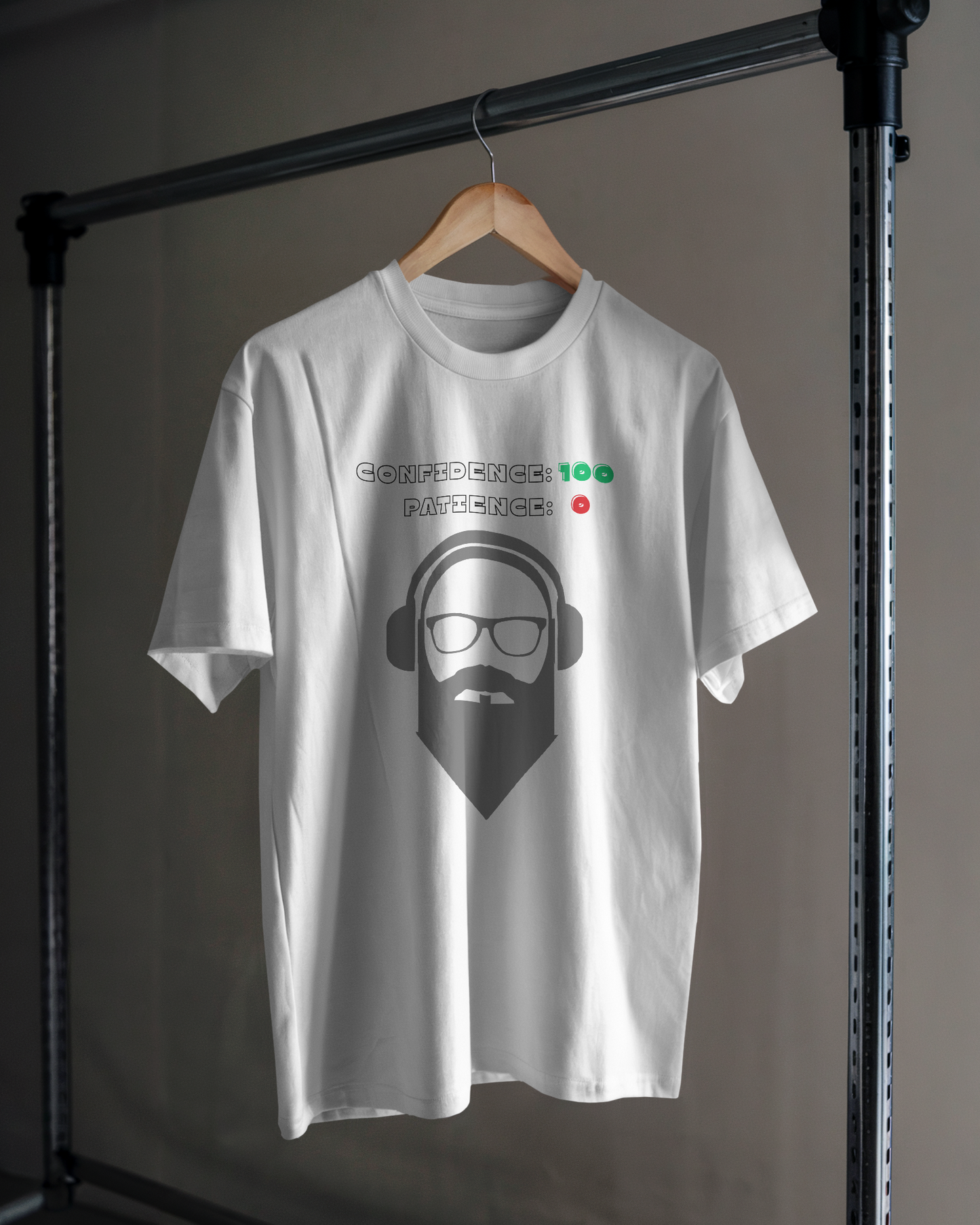 Men Basic T-Shirt - Confidence 100