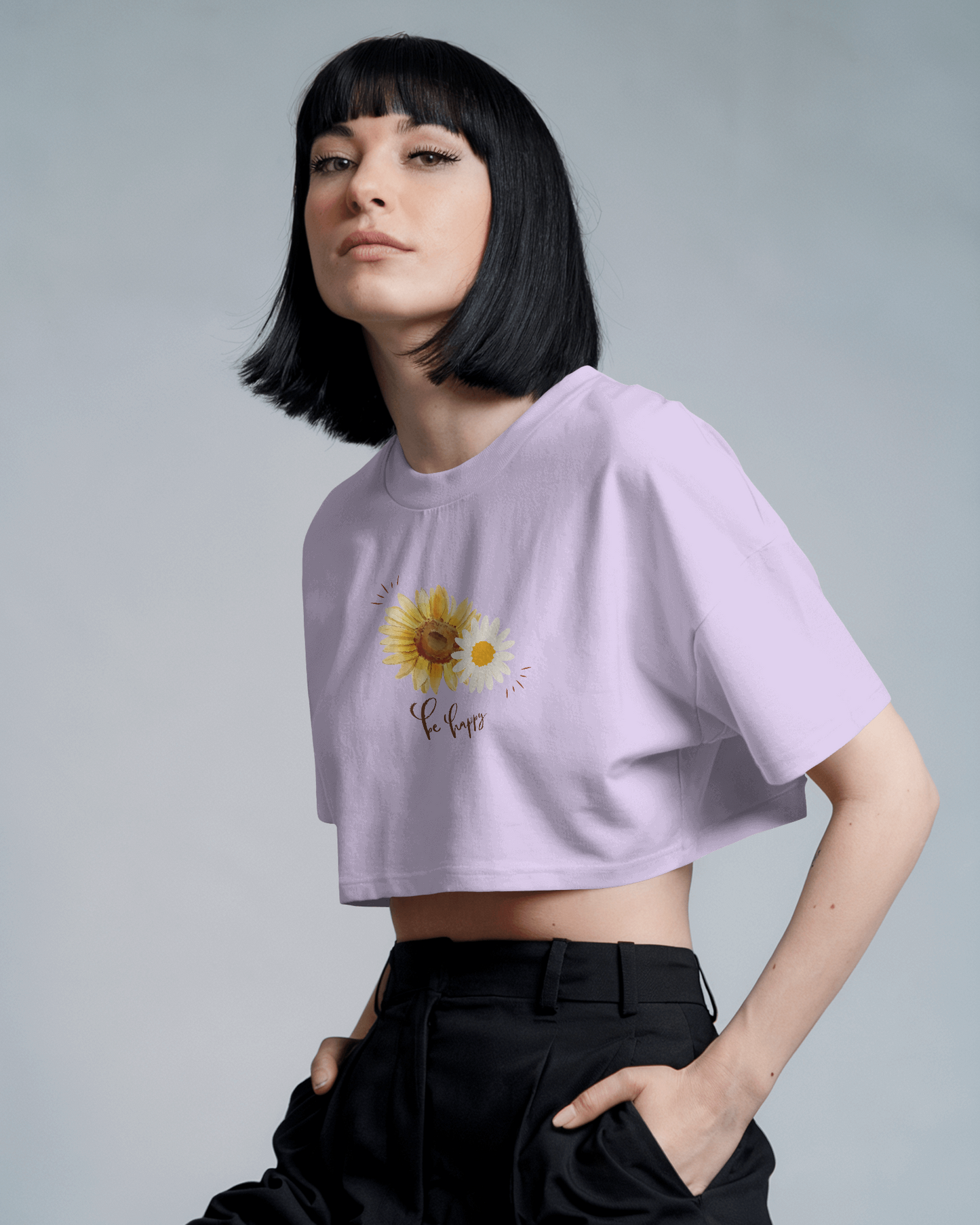 Crop Top - Be Happy