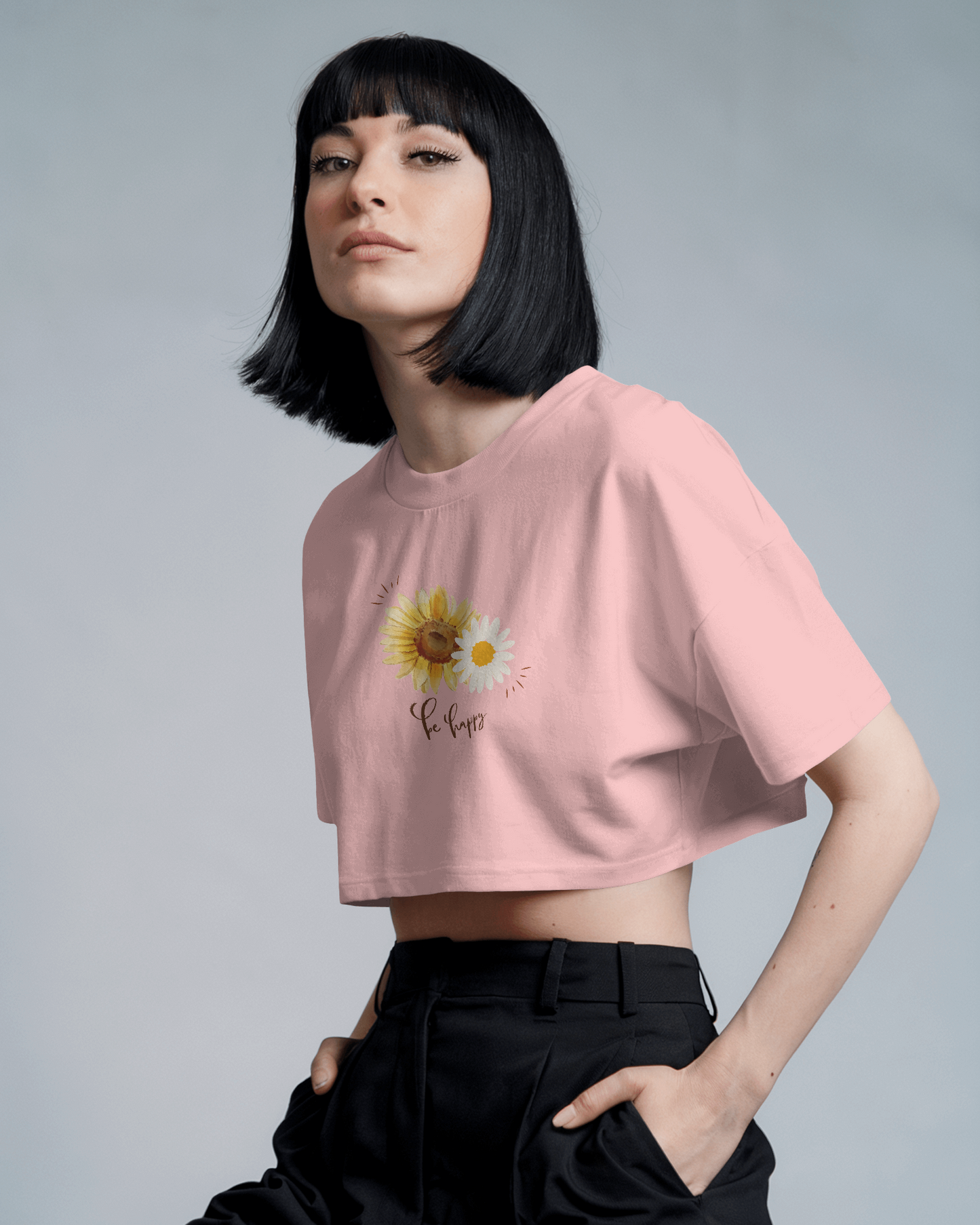 Crop Top - Be Happy
