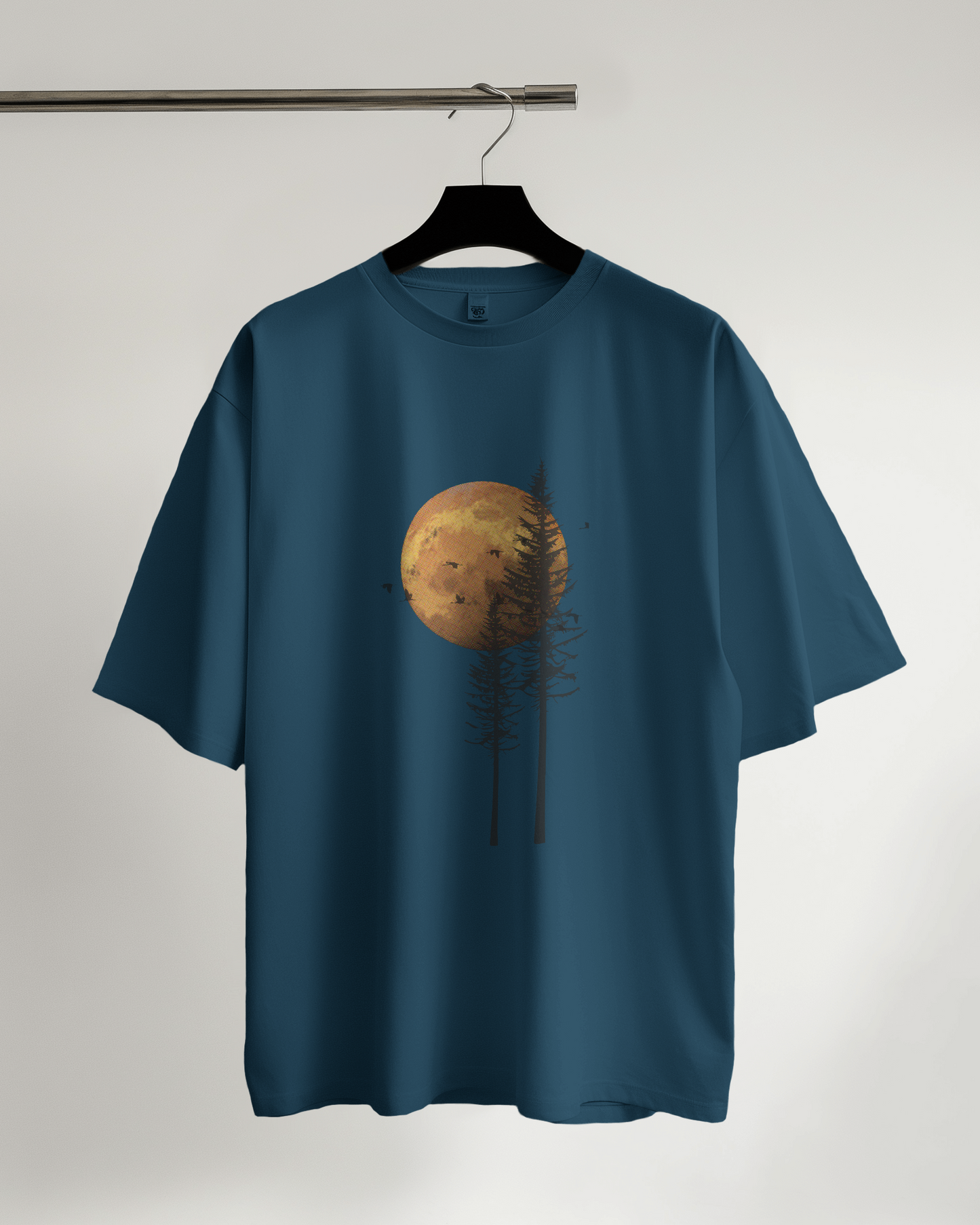 Unisex Oversized Classic T-Shirt - Forest Scene