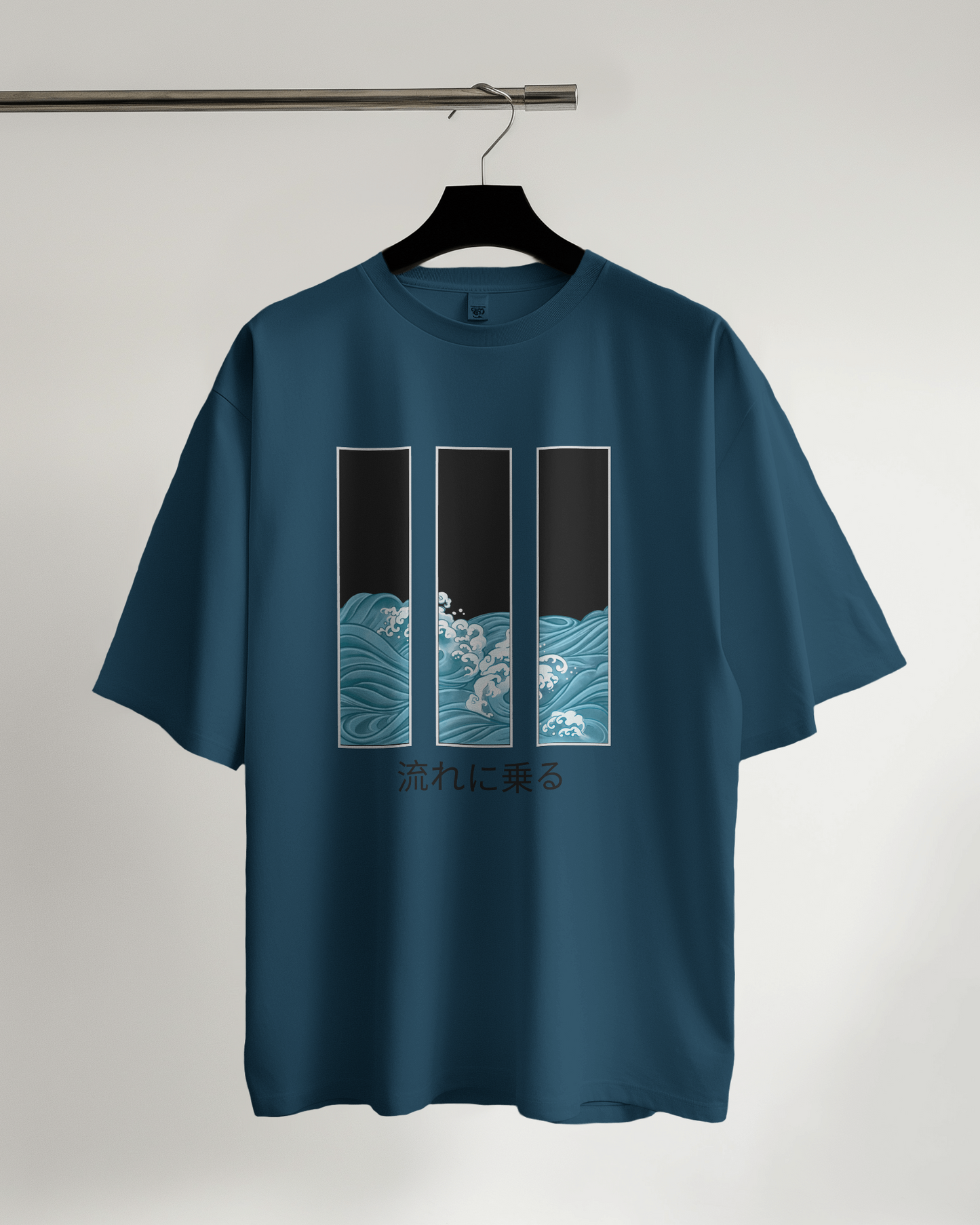 Unisex Oversized Classic T-Shirt - Go with the Flow