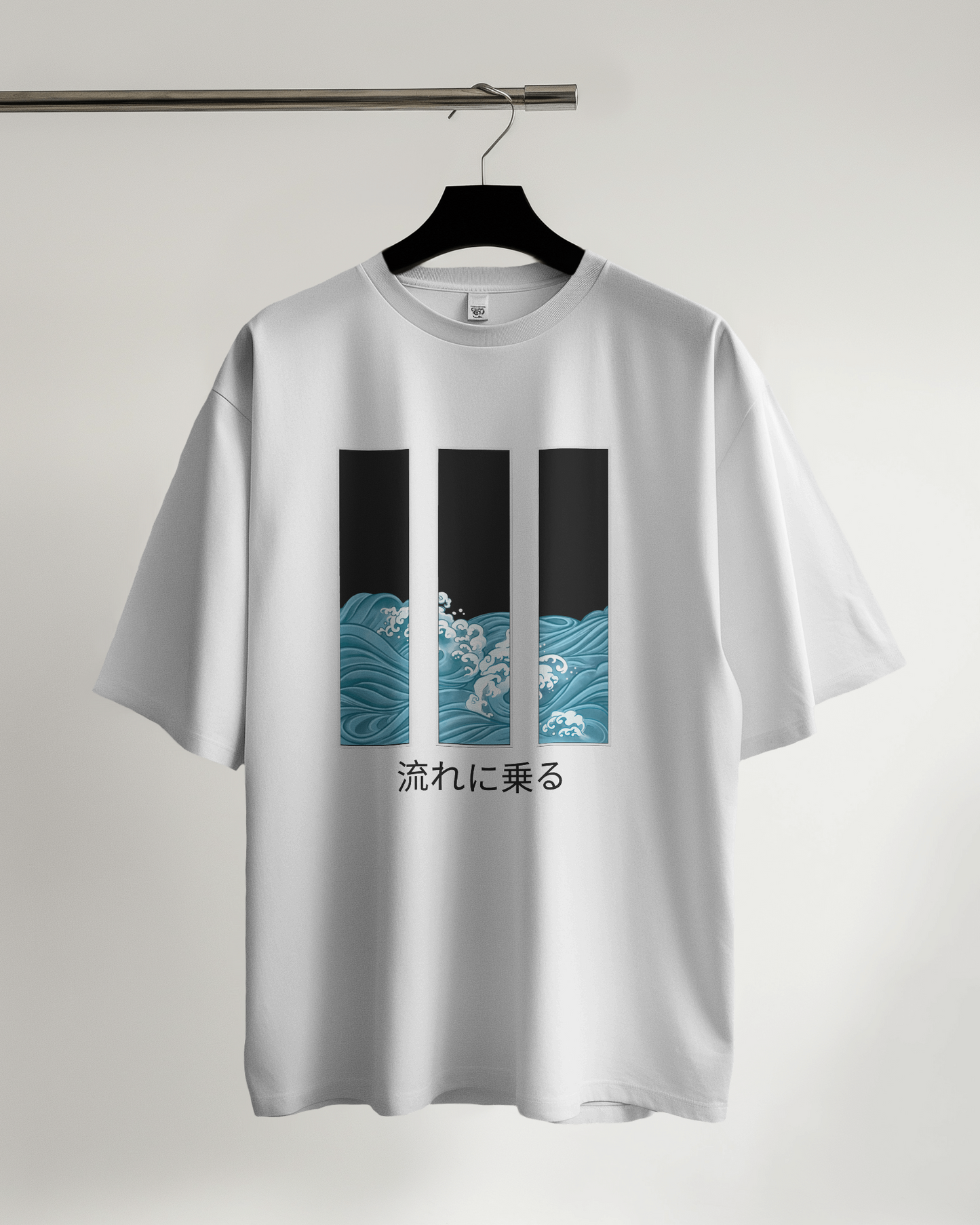 Unisex Oversized Classic T-Shirt - Go with the Flow
