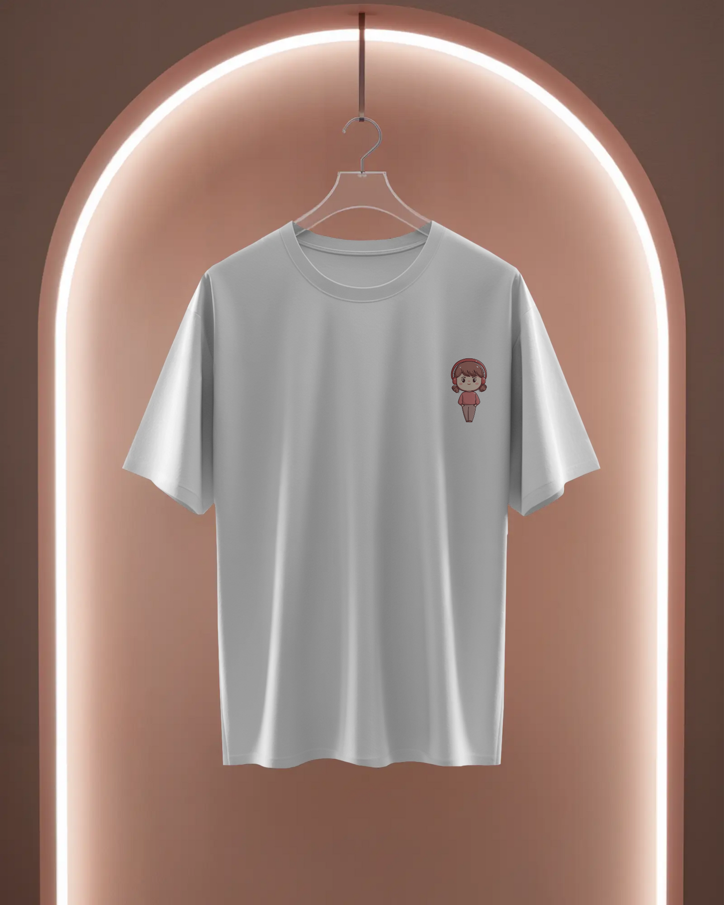 Women Basic T-Shirt - Cute Girl