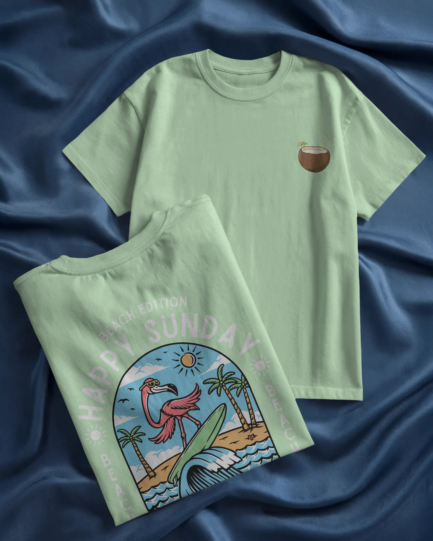 Men Classic Crew T-Shirt - Happy Sunday