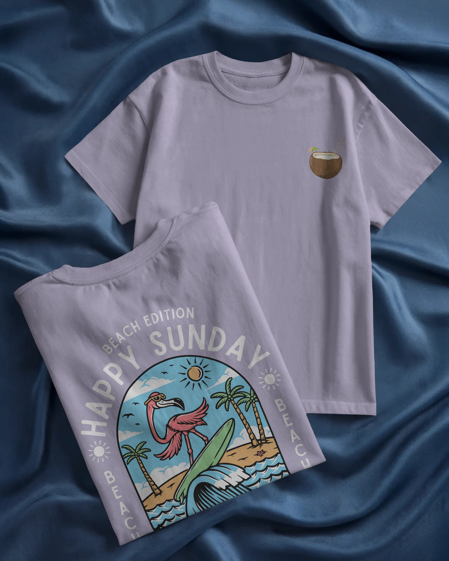 Men Classic Crew T-Shirt - Happy Sunday
