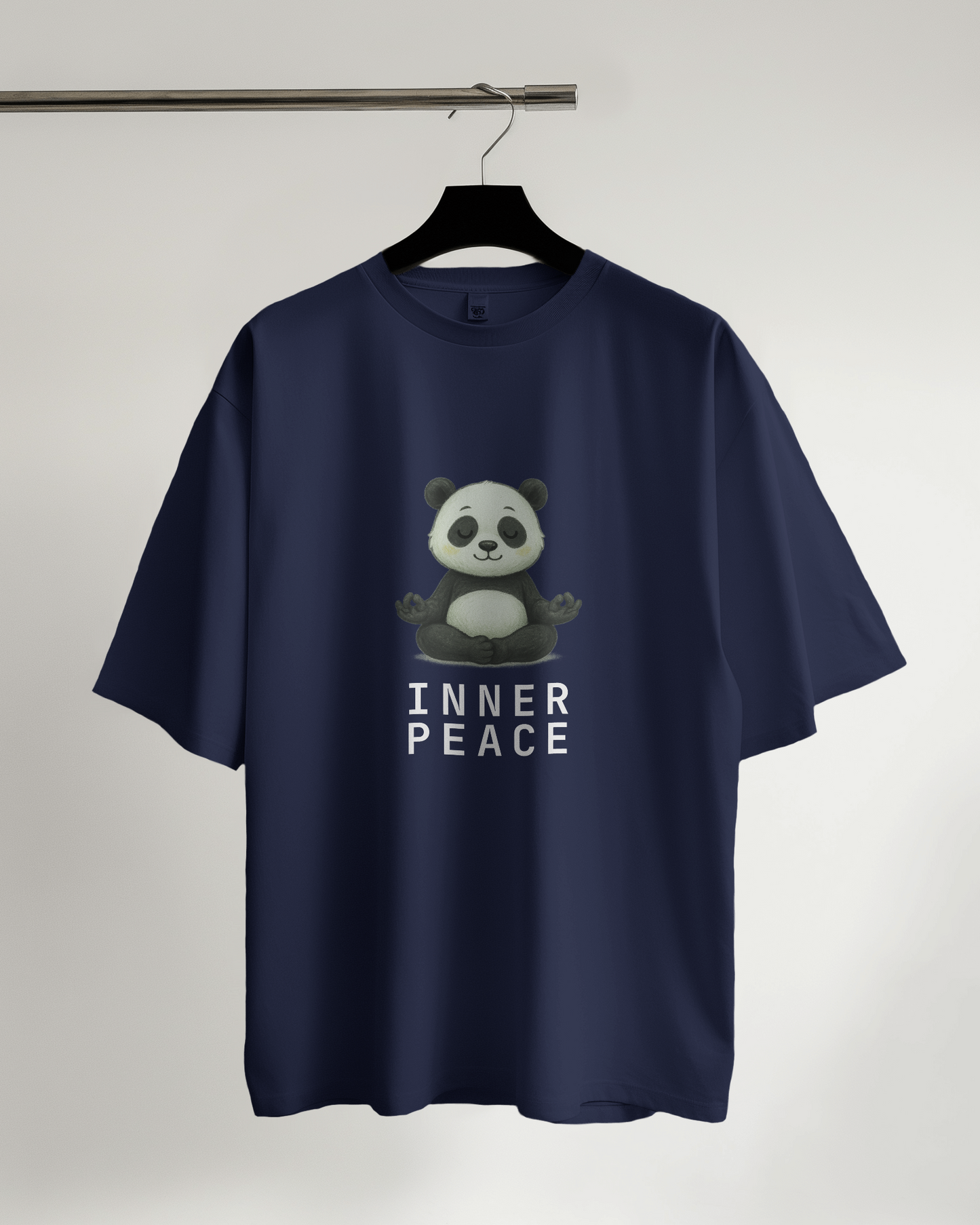 Unisex Oversized Classic T-Shirt - Inner Peace Panda