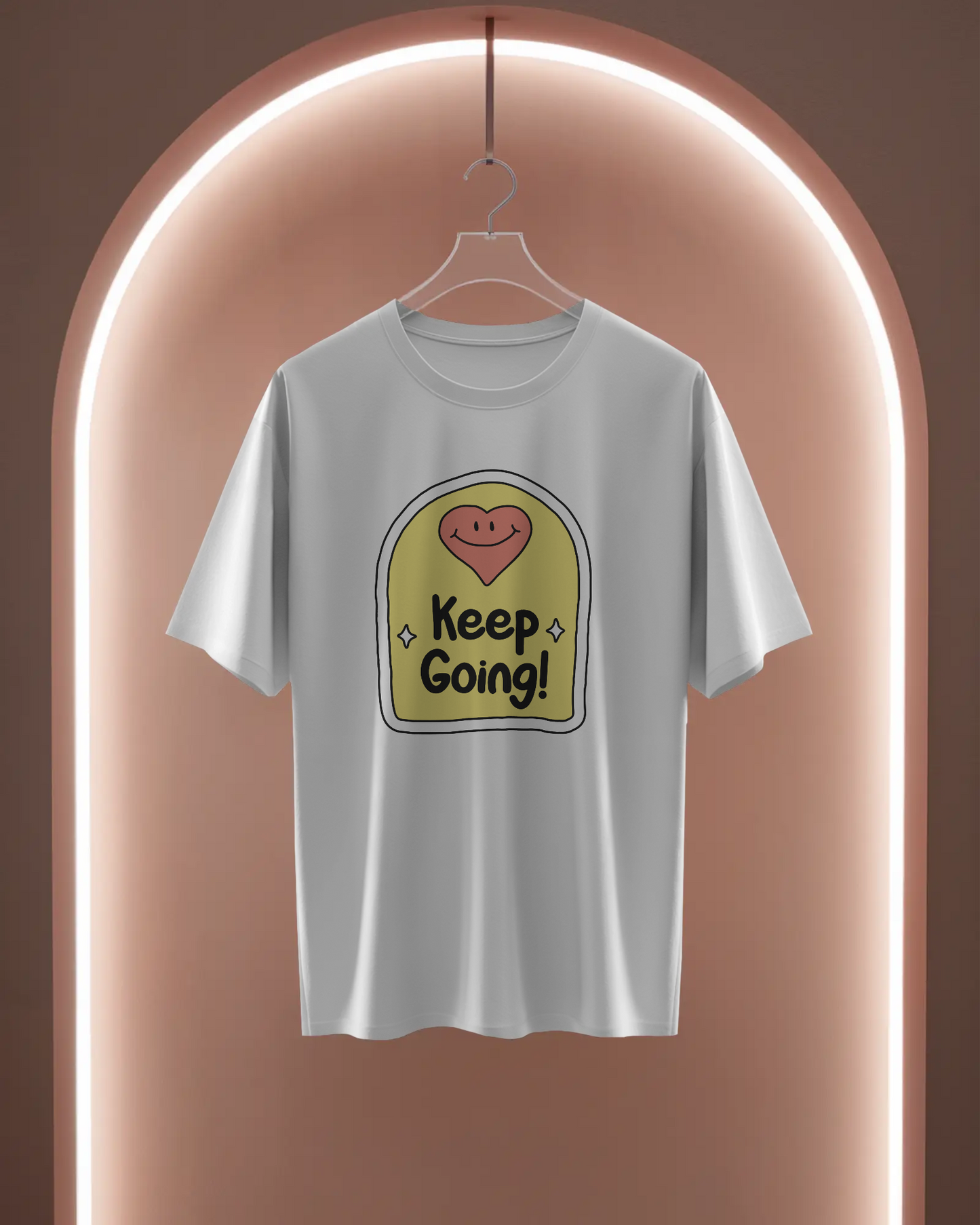 Women Basic T-Shirt - Keep Going