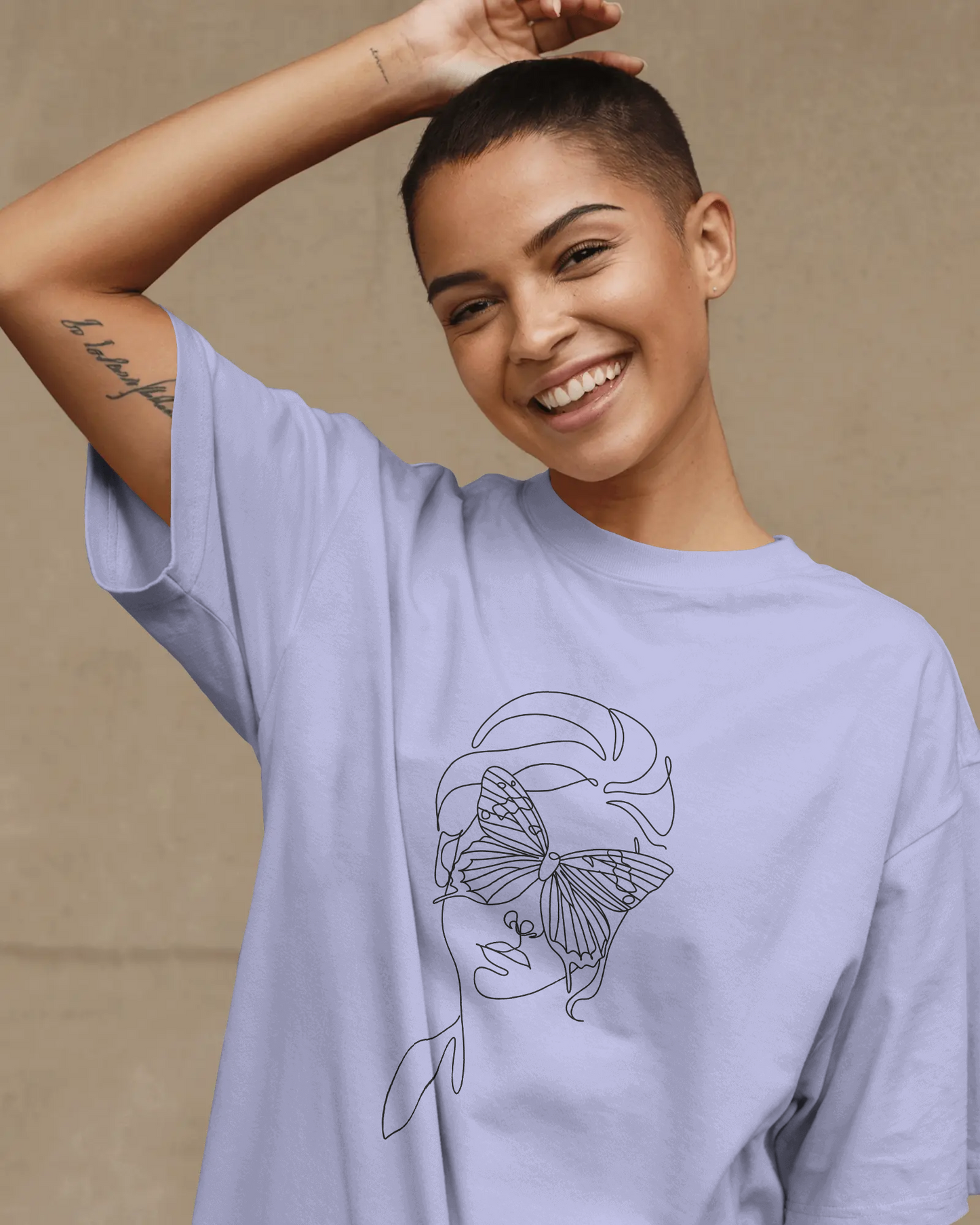 Unisex Oversized Standard T-Shirt - Abstract Women