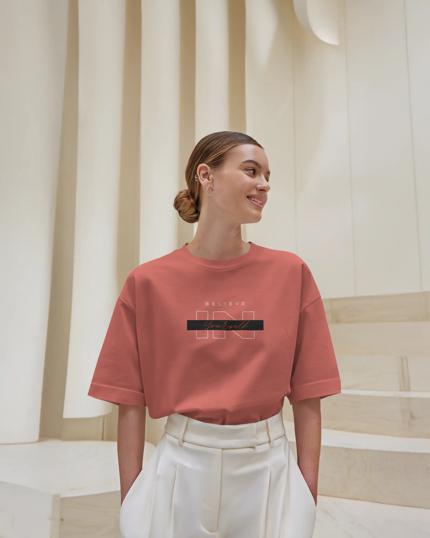 Unisex Oversized Classic T-Shirt - Believe in Yourself