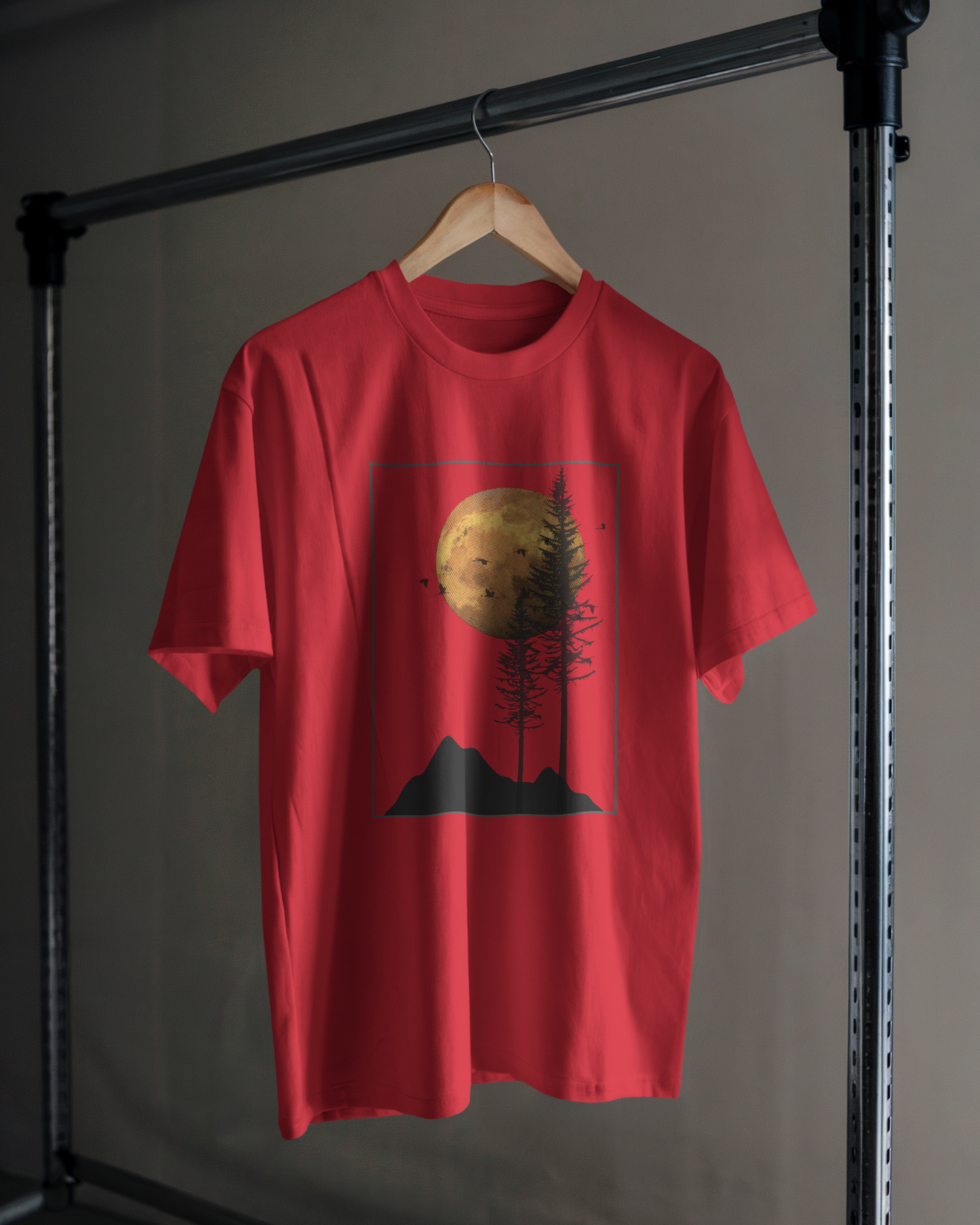Men Basic T-Shirt - Sceneic View