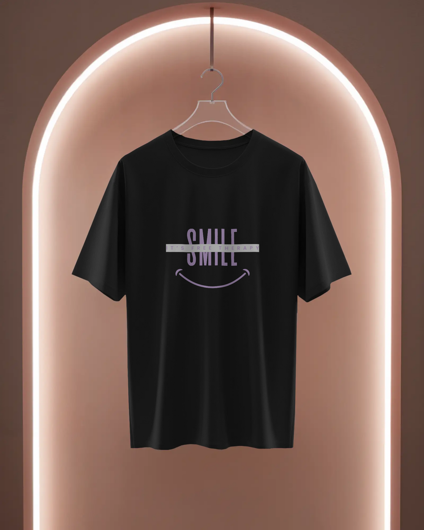 Women Basic T-Shirt - Smile