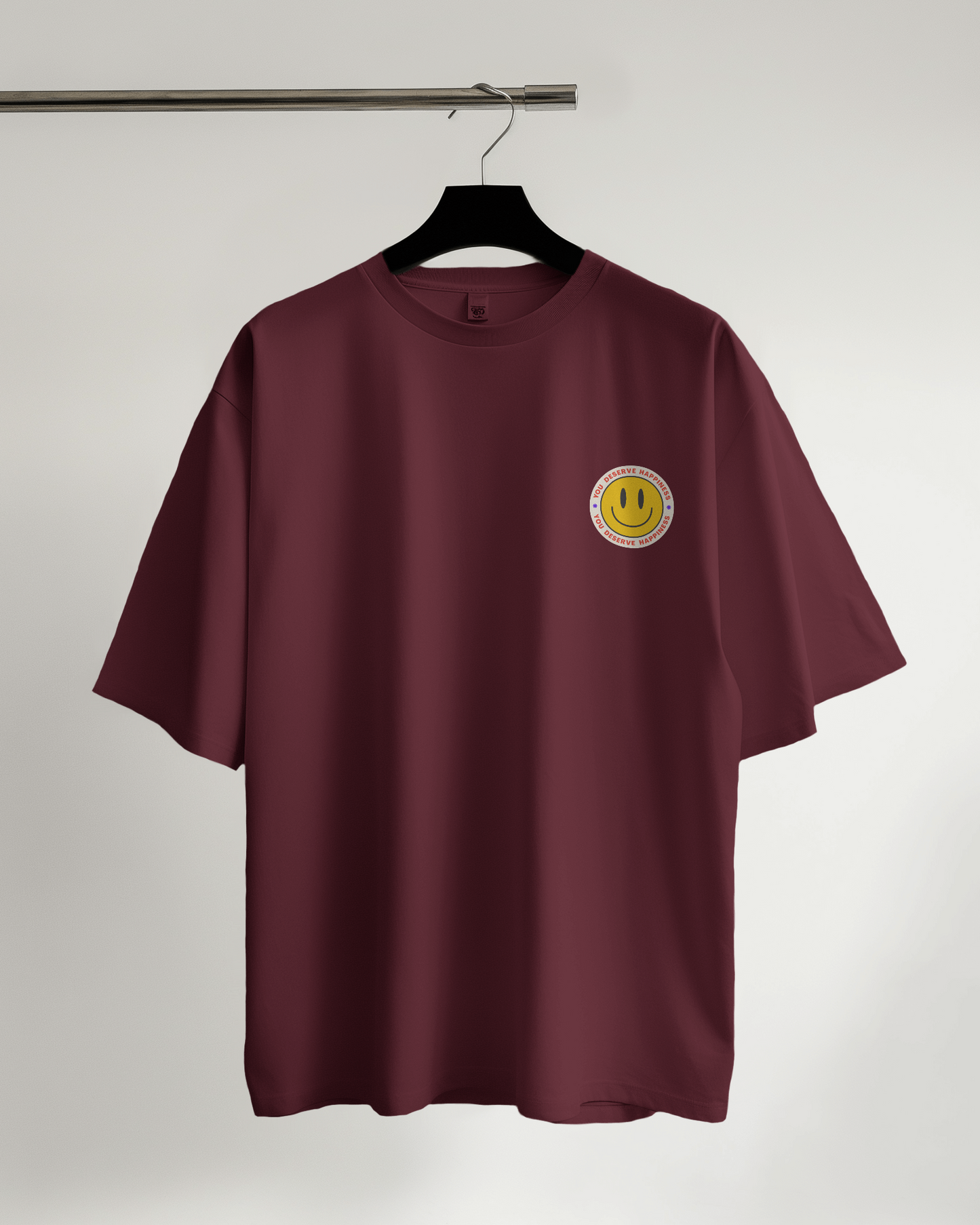 Unisex Oversized Classic T-Shirt - You Deserve Happiness