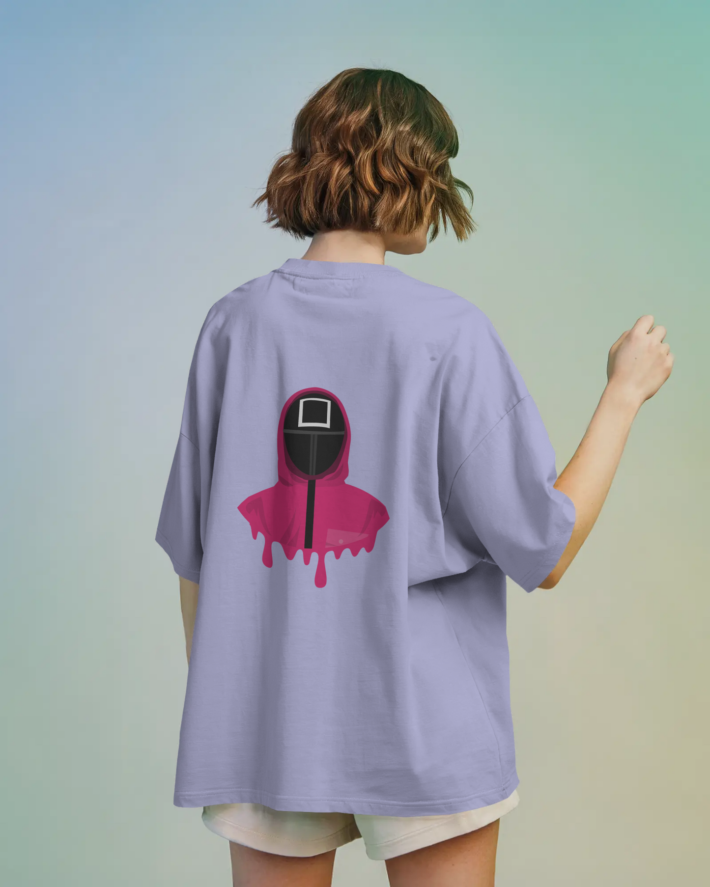 Unisex Oversized Classic T-Shirt - Squid Game Square