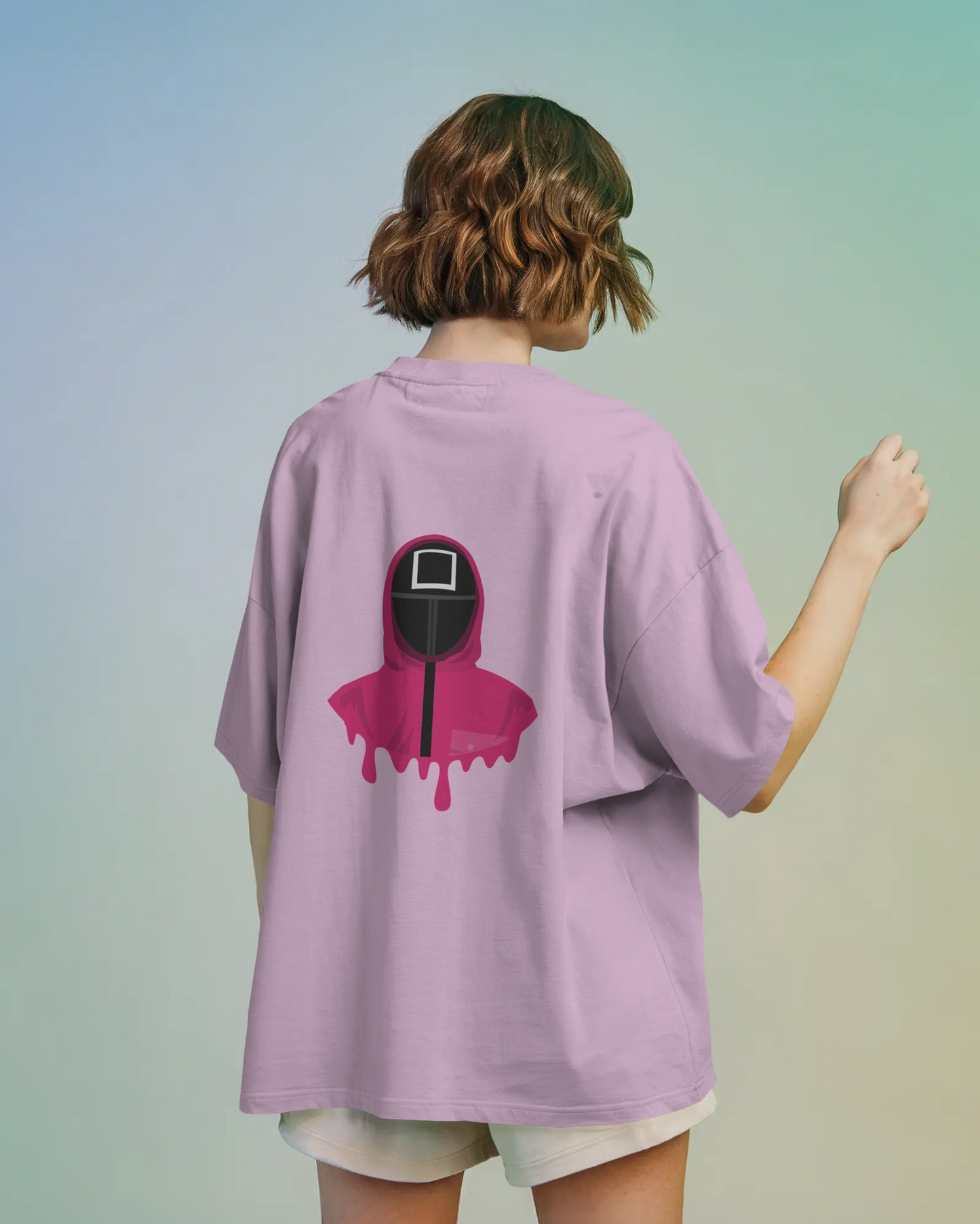 Unisex Oversized Classic T-Shirt - Squid Game Square