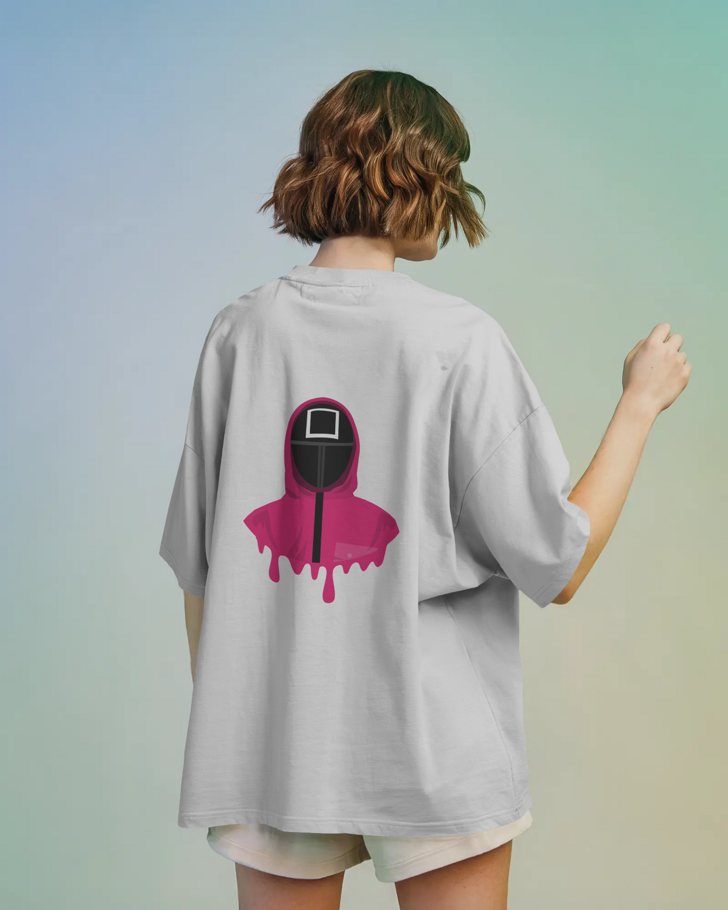 Unisex Oversized Classic T-Shirt - Squid Game Square