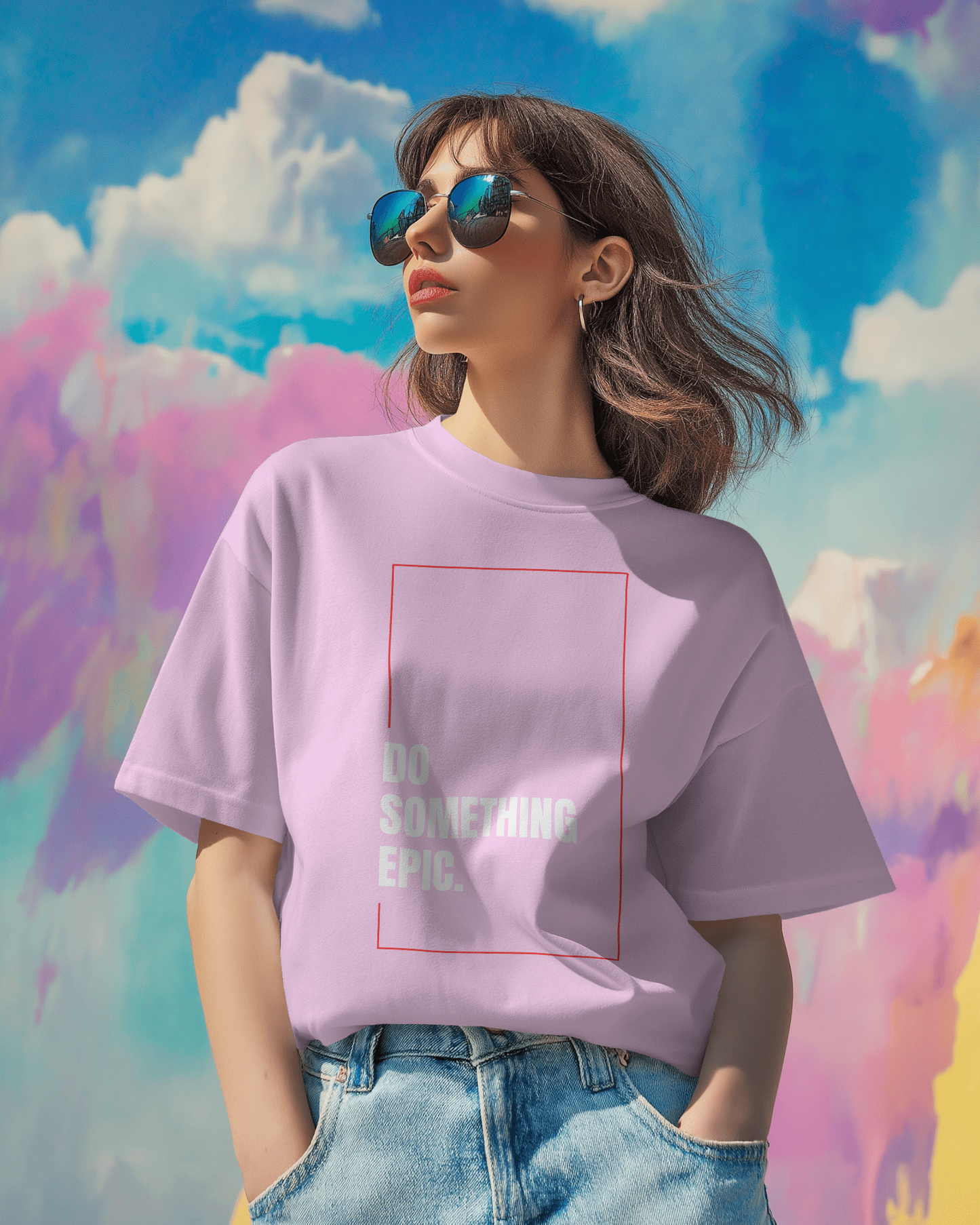 Unisex Oversized Classic T-Shirt - Do Something Epic