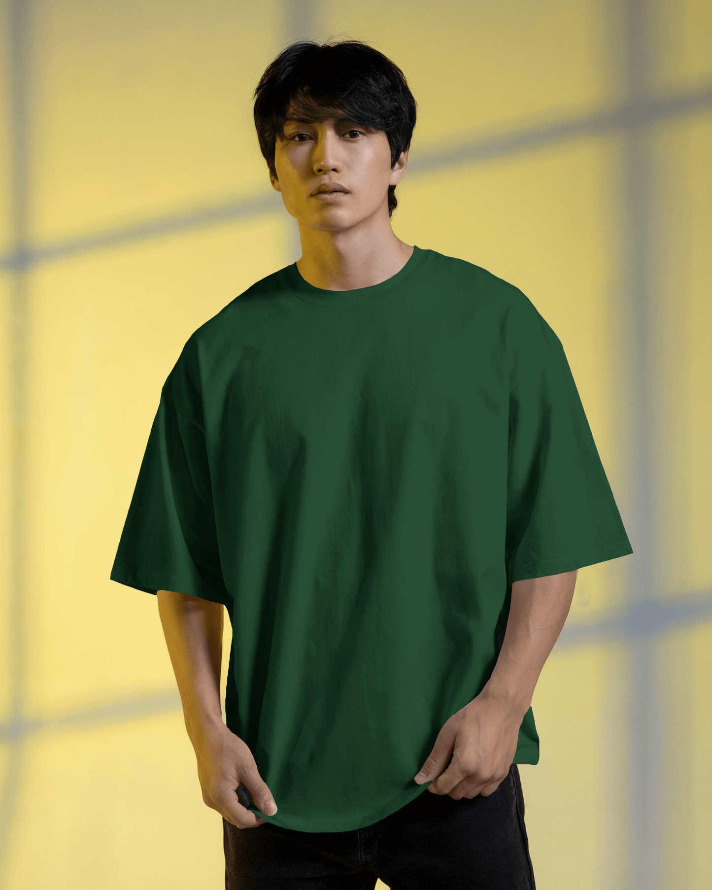 Unisex Oversized Classic T-Shirt - Bottle Green