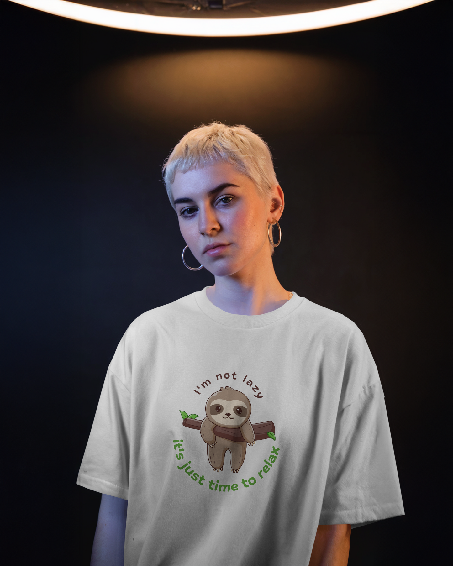 Unisex Oversized Classic T-Shirt - I'm not lazy