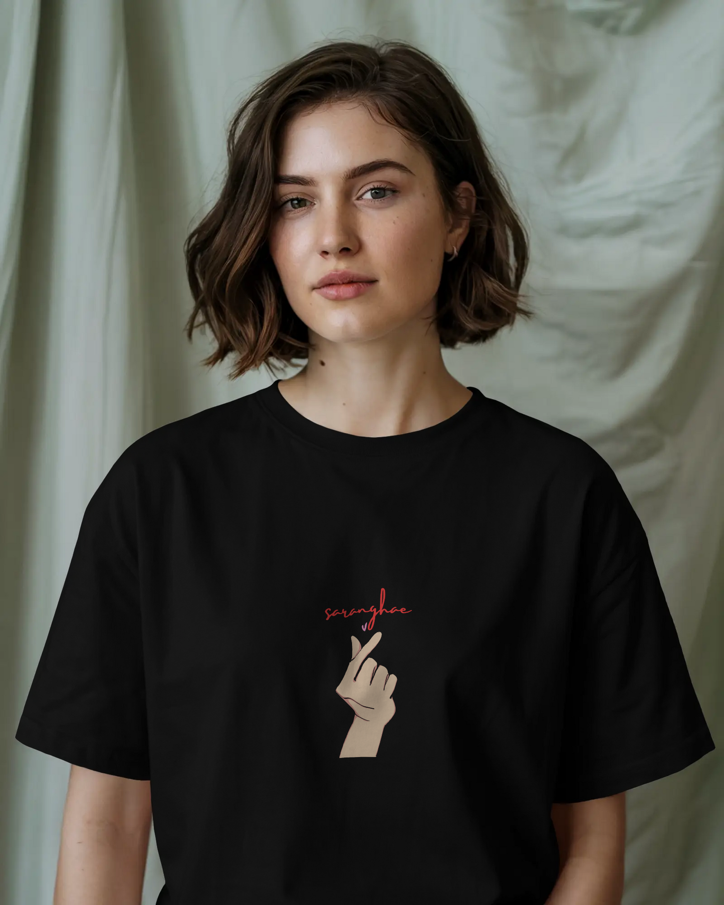 Women Basic T-Shirt - Saranghae