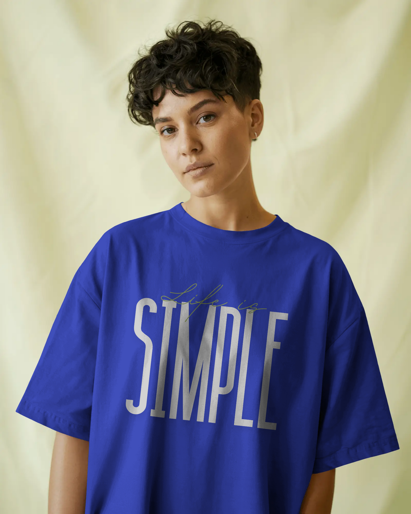 Unisex Oversized Classic T-Shirt - Life Is Simple