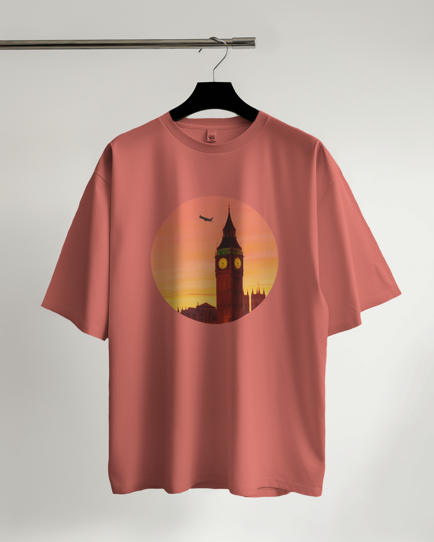 Unisex Oversized Classic T-Shirt - Clock Tower