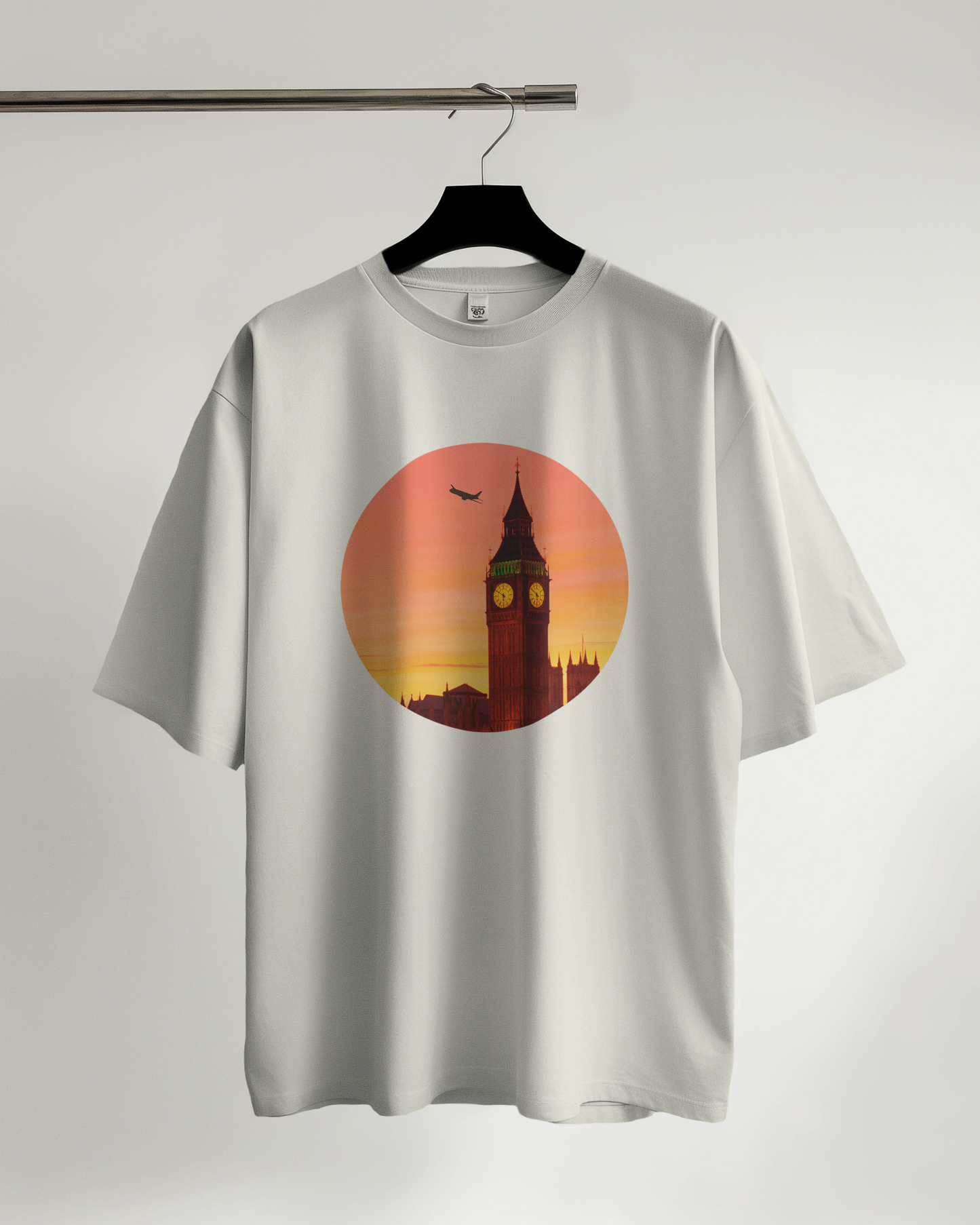 Unisex Oversized Classic T-Shirt - Clock Tower