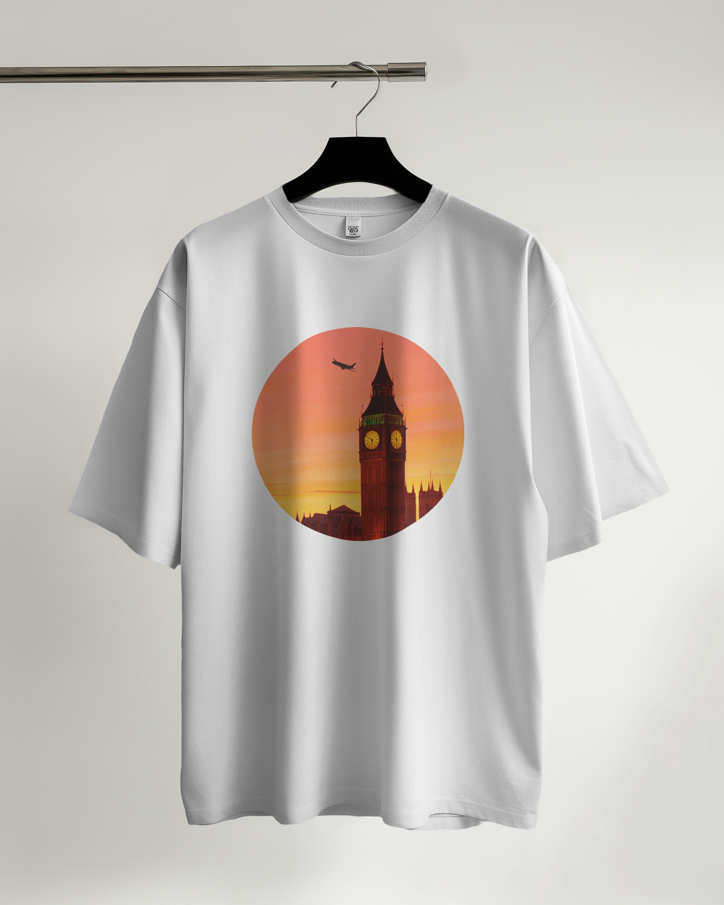 Unisex Oversized Classic T-Shirt - Clock Tower