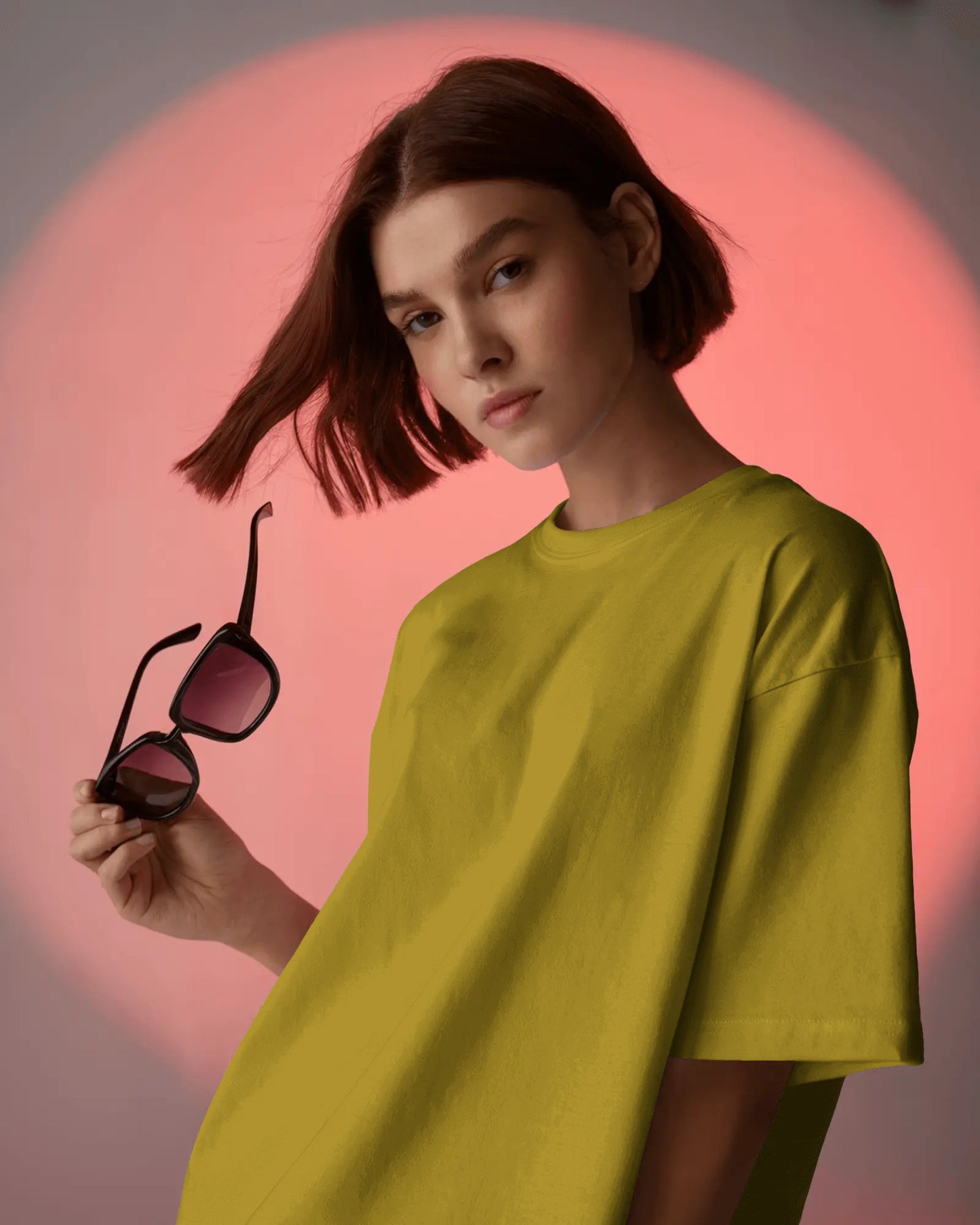 Unisex Oversized Classic T-Shirt - Mustard Yellow