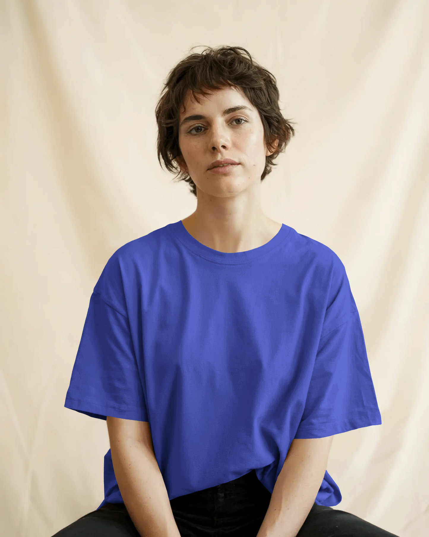 Unisex Oversized Classic T-Shirt - Royal Blue