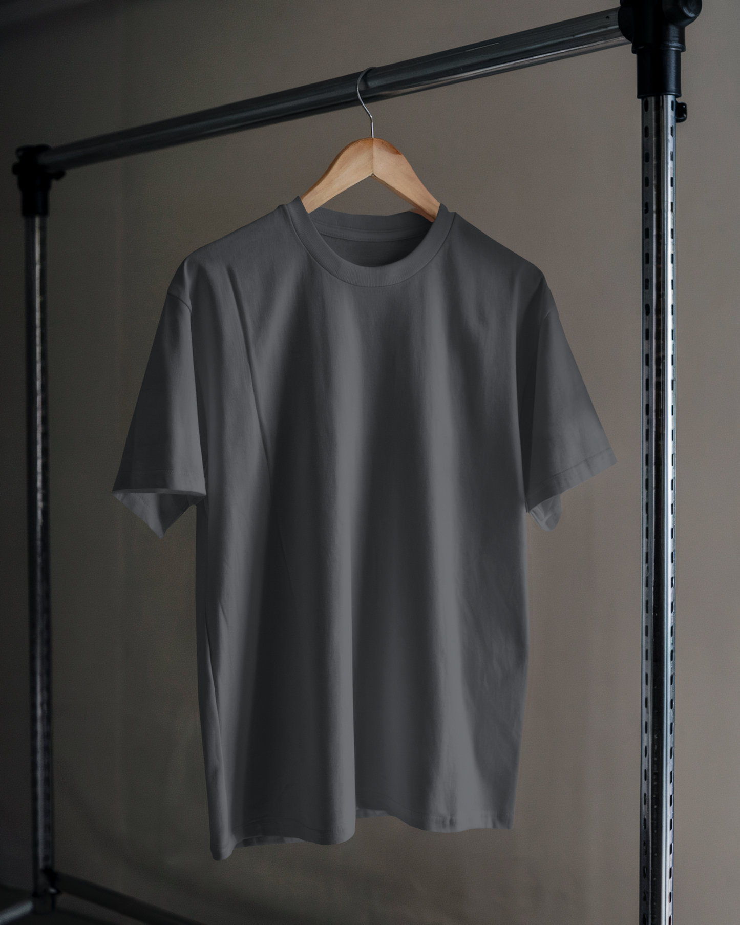 Men Classic Crew T-Shirt Steel Grey