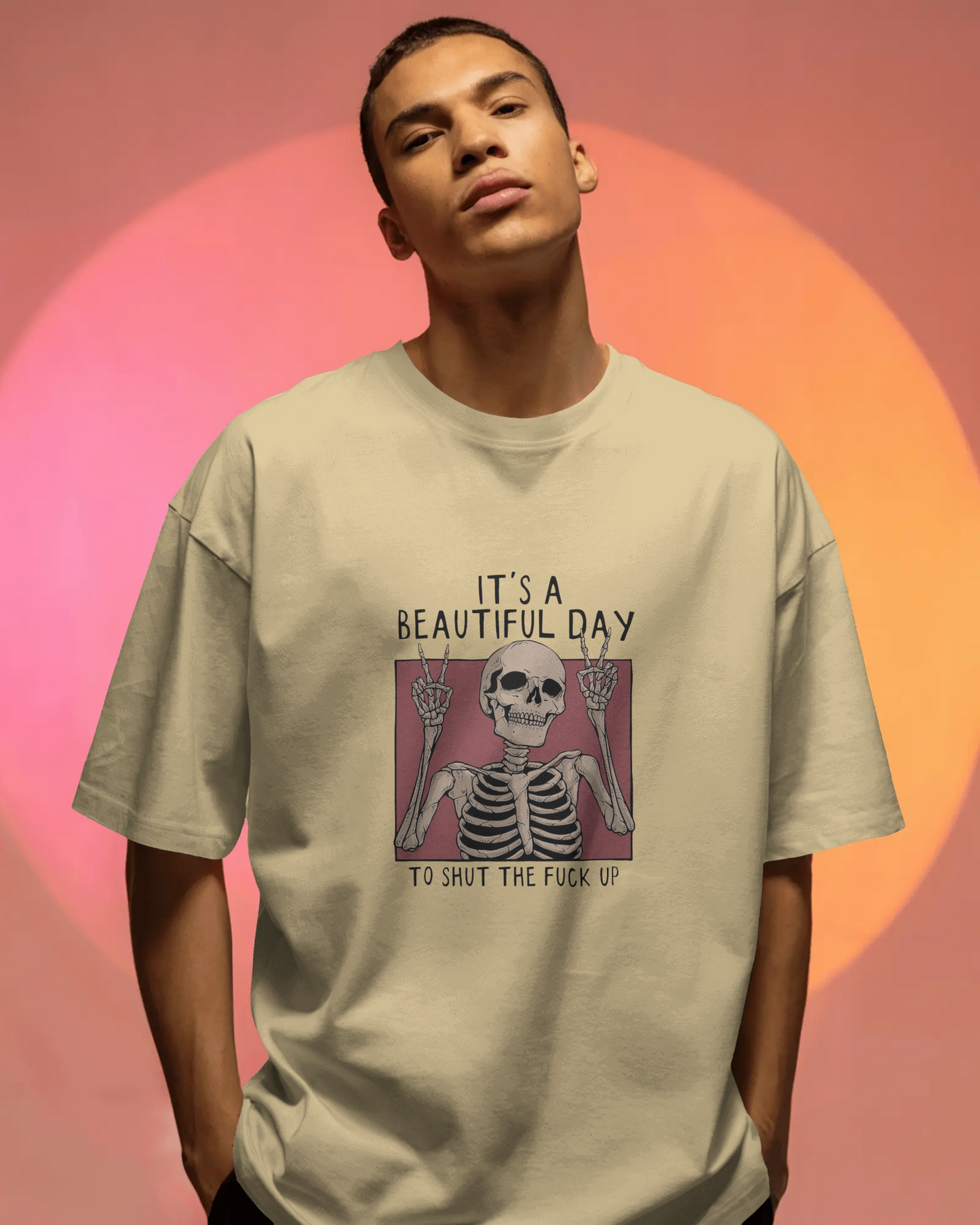 Unisex Oversized Standard T-Shirt - Beautiful Day
