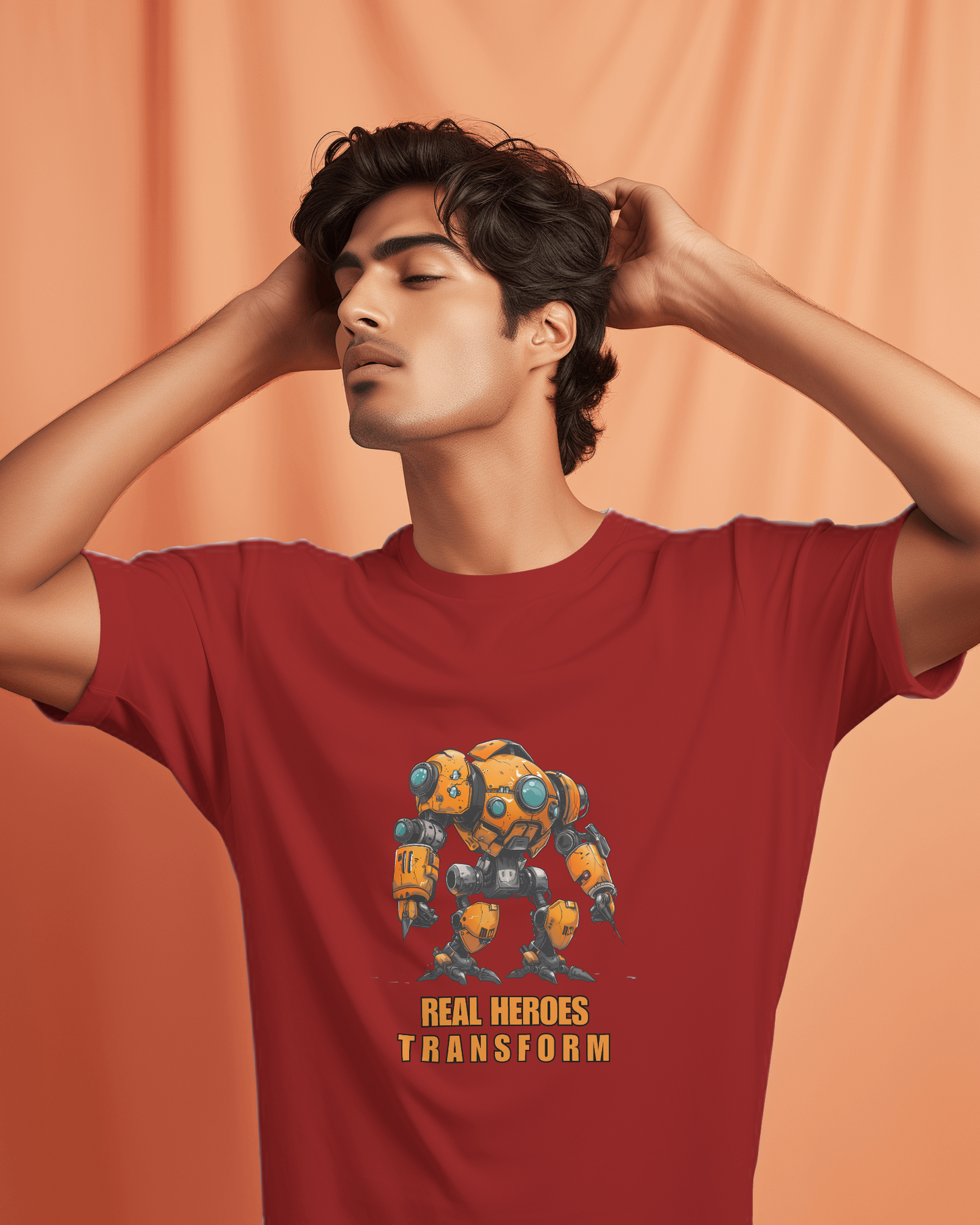 Men Basic T-Shirt - Real Heroes Transform