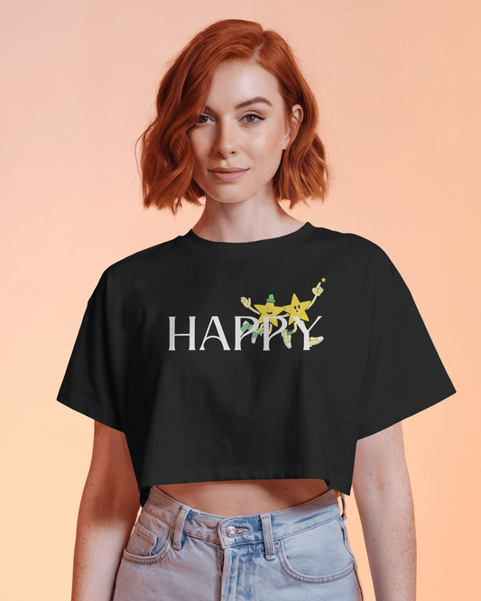 Crop Top - Happy