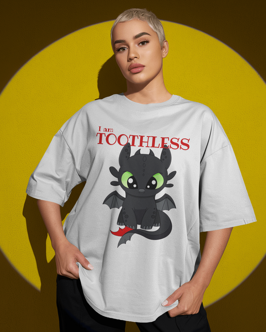 Unisex Oversized Standard T-Shirt - I am Toothless