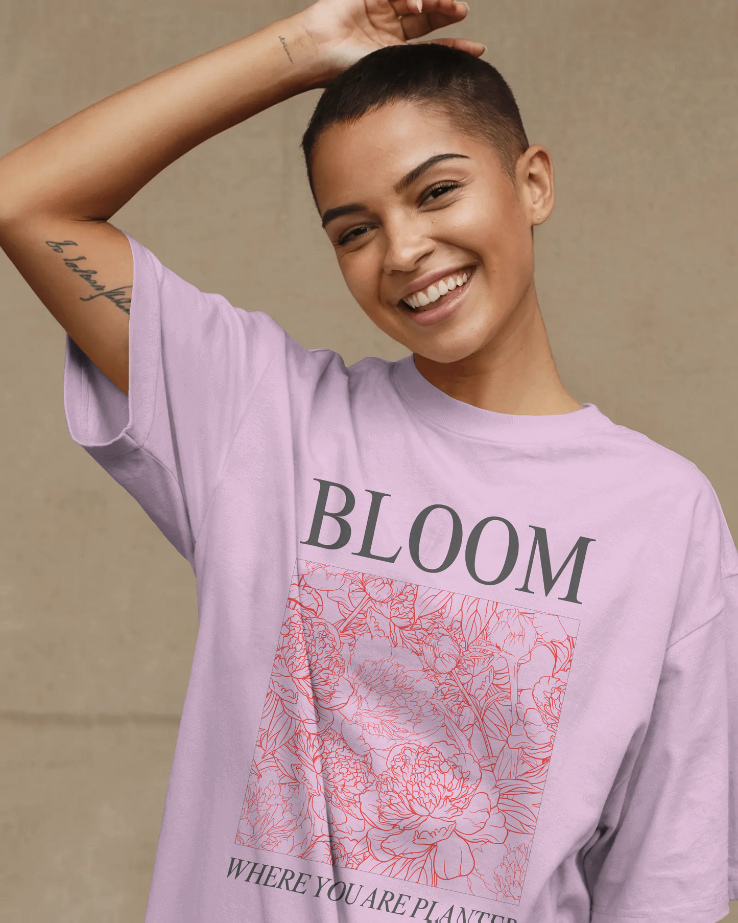 Unisex Oversized Standard T-Shirt - BLOOM