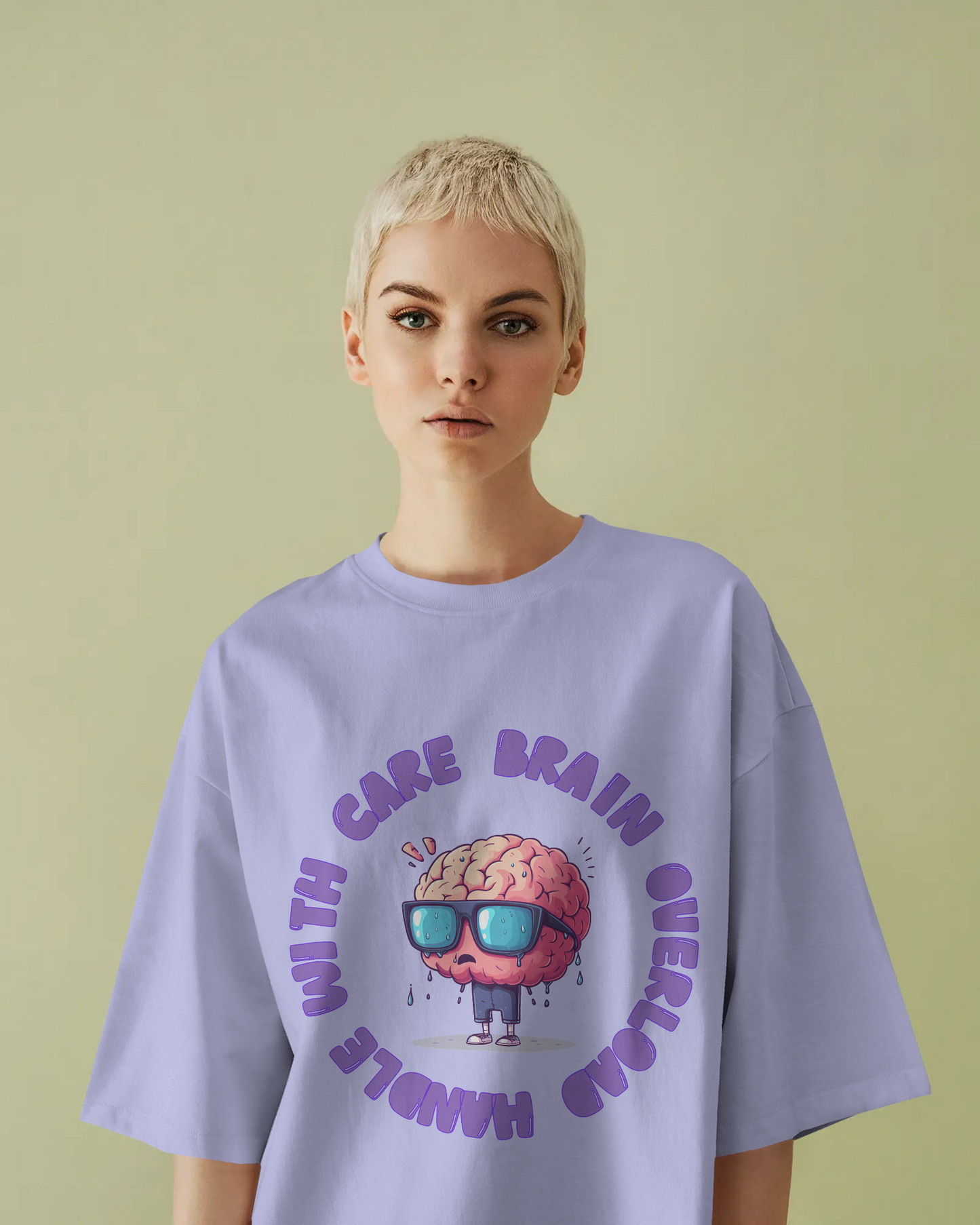 Unisex Oversized Classic T-Shirt - Brain Overload