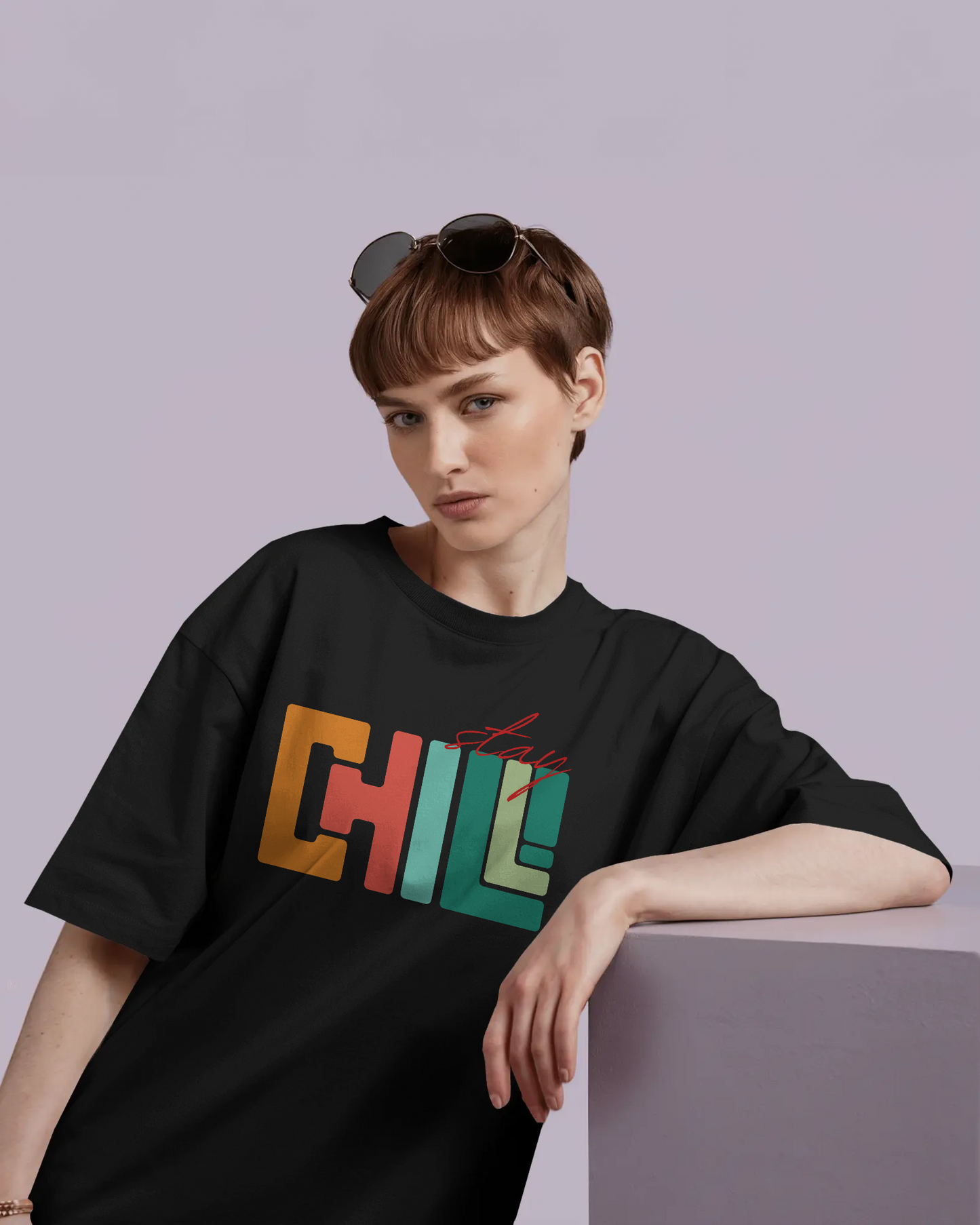 Unisex Oversized Classic T-Shirt - stay CHILL!