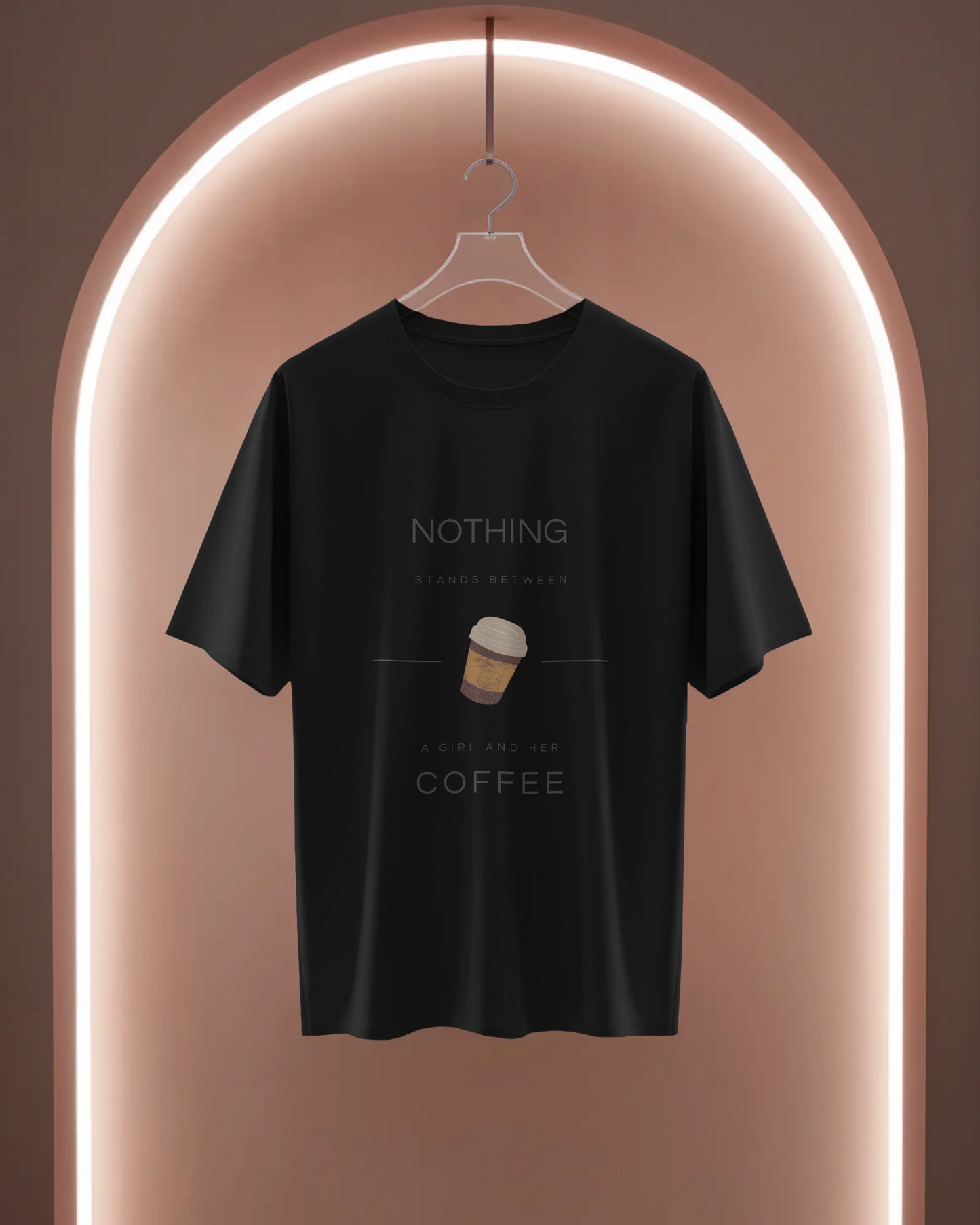 Women Basic T-Shirt - Coffee