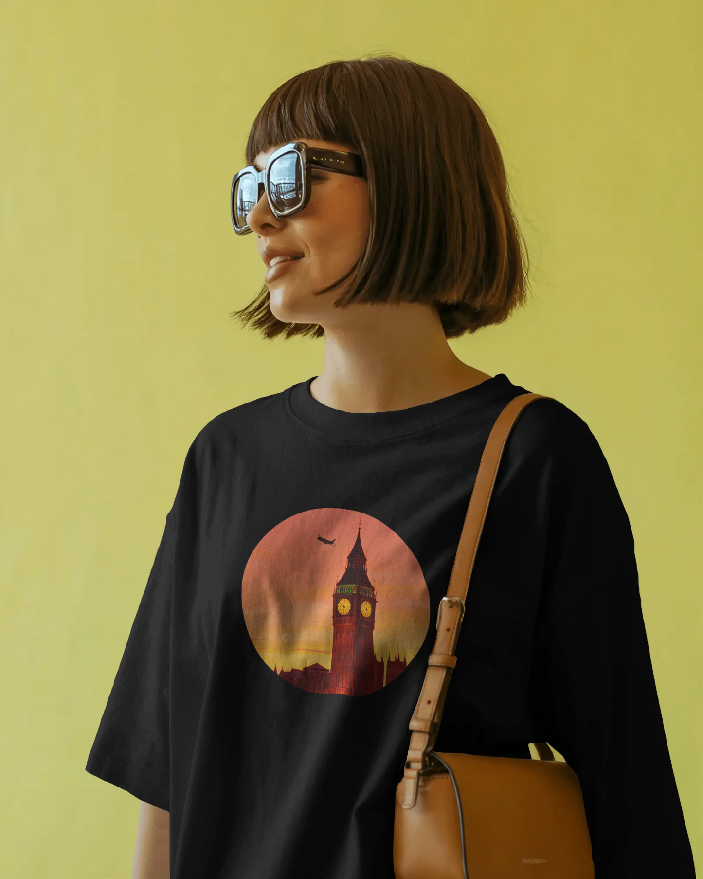 Unisex Oversized Classic T-Shirt - Clock Tower