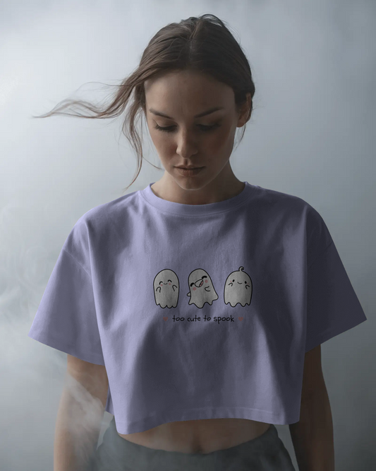 Crop Top - Too cute to spook