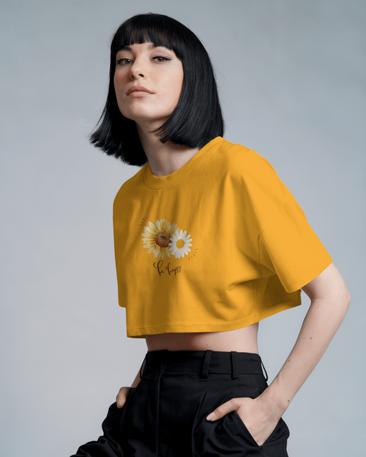 Crop Top - Be Happy