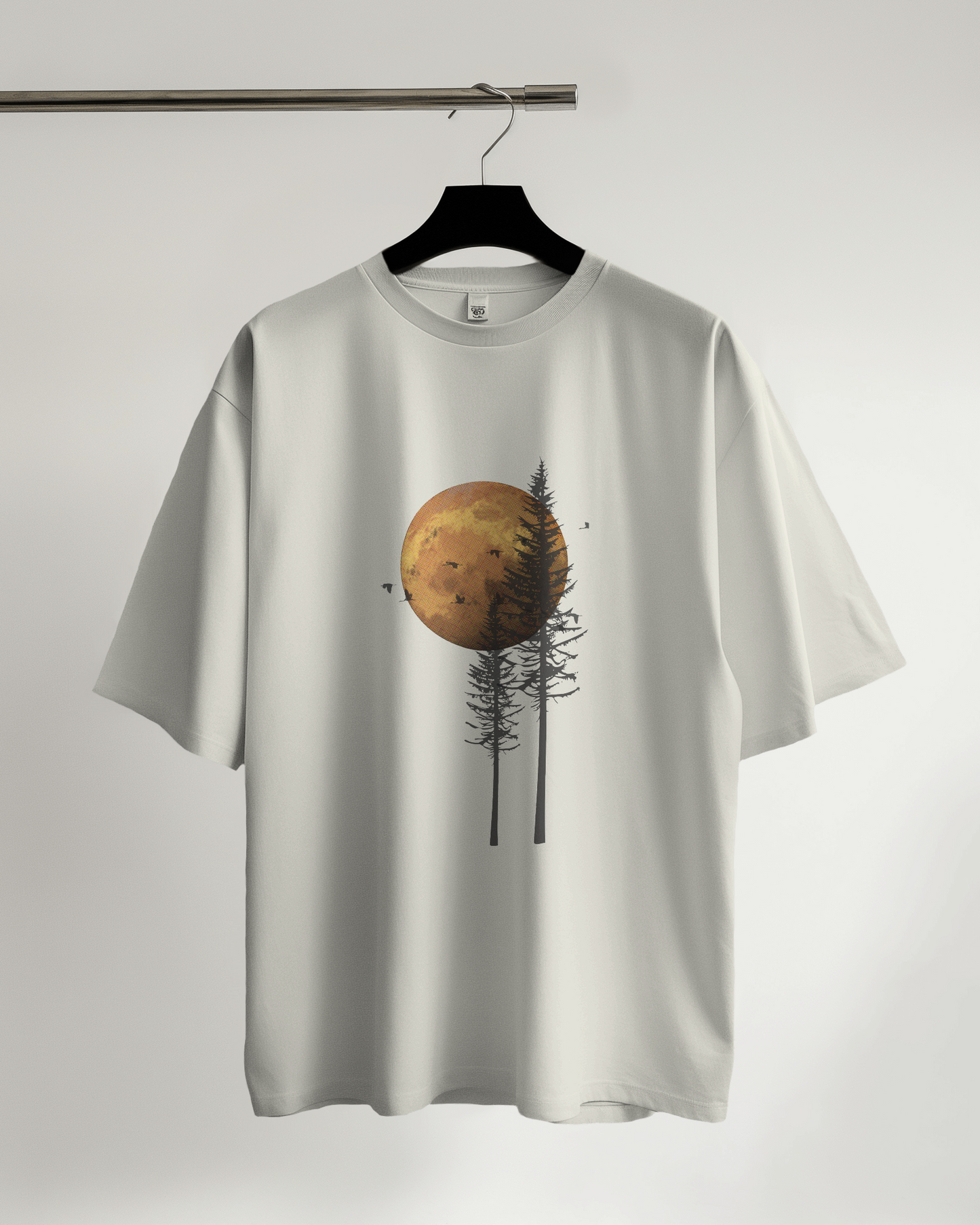 Unisex Oversized Classic T-Shirt - Forest Scene