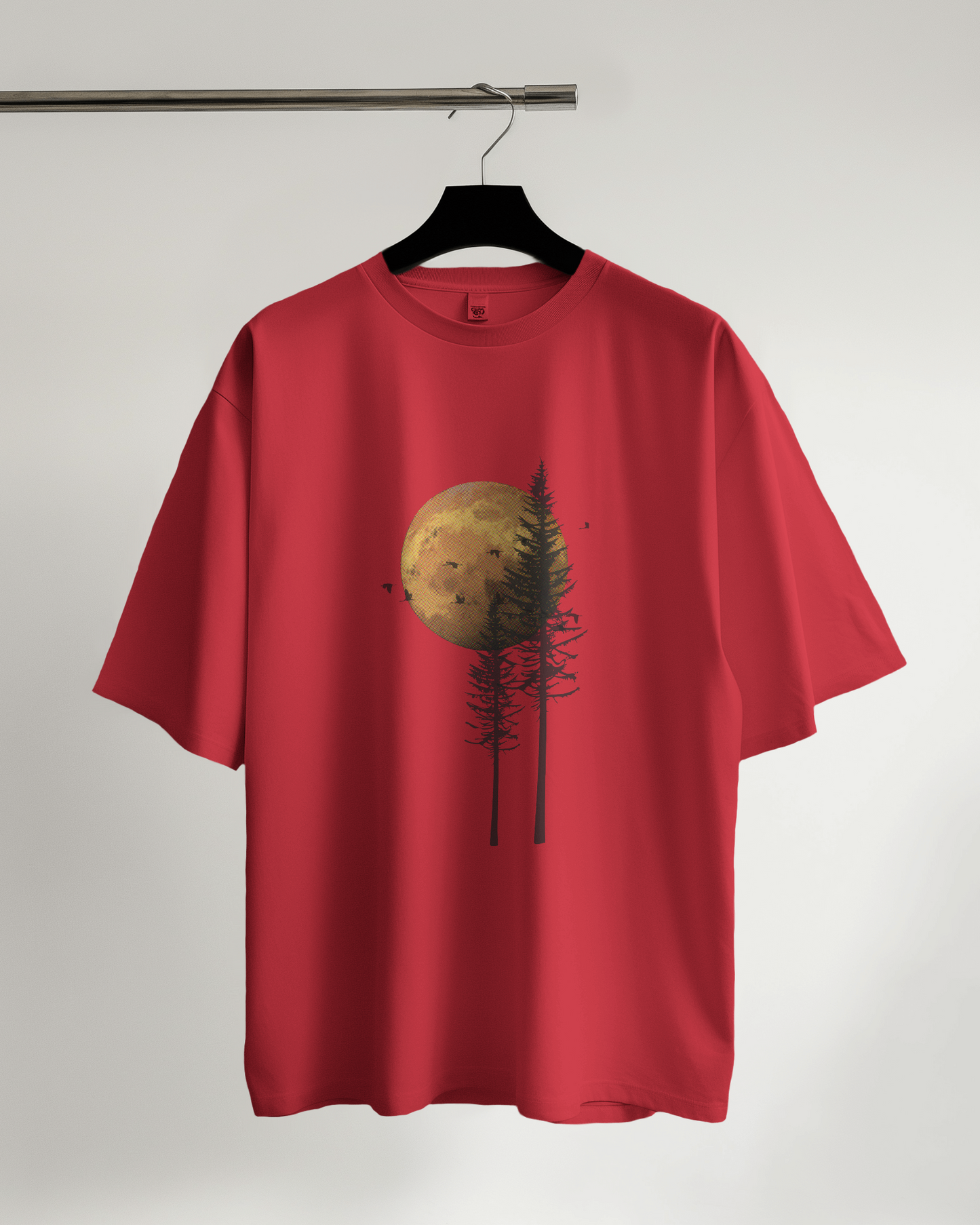 Unisex Oversized Classic T-Shirt - Forest Scene