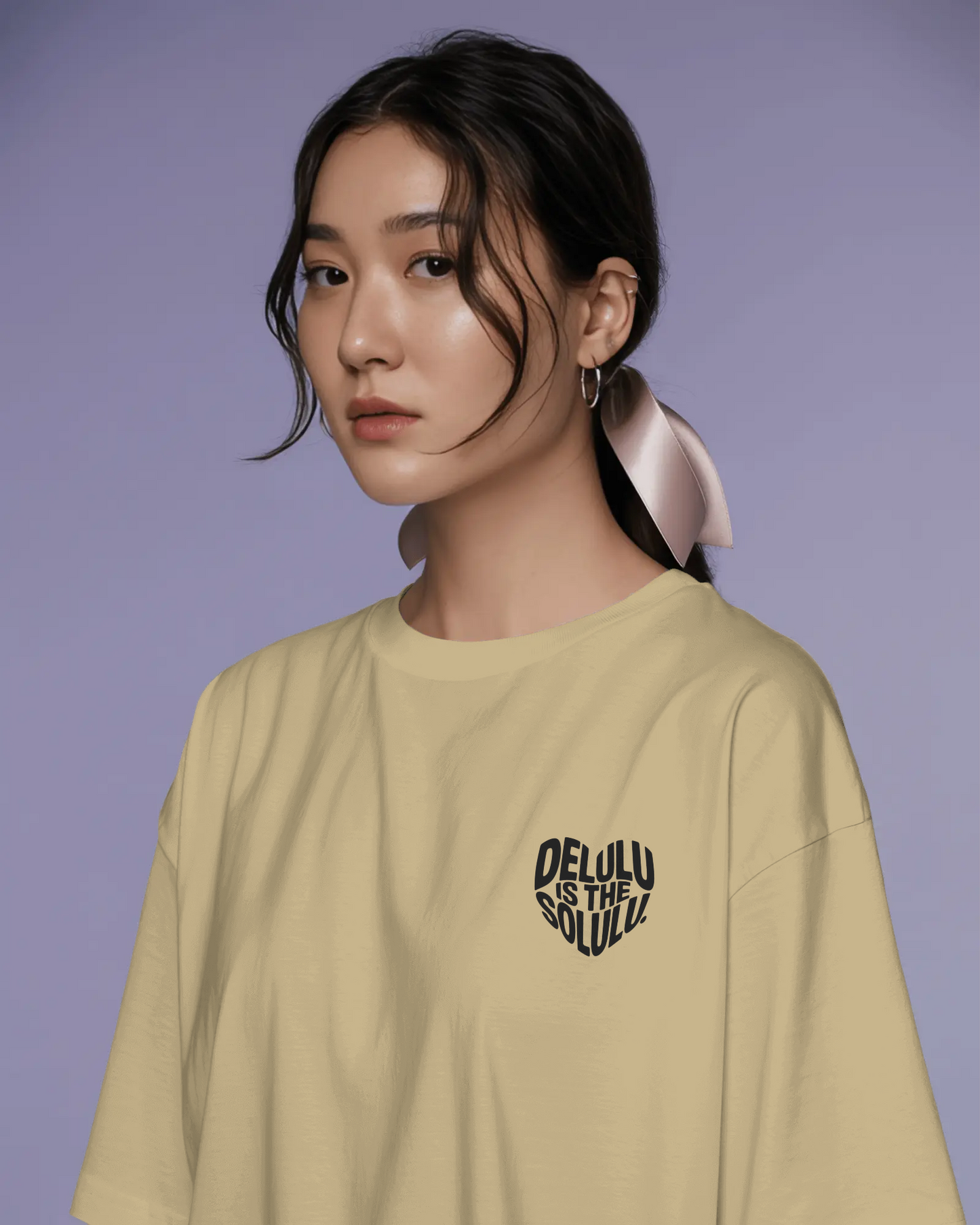 Unisex Oversized Standard T-Shirt - Delulu is the Solulu