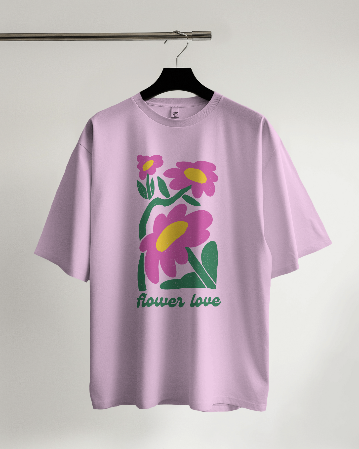 Unisex Oversized Standard T-Shirt - Flower Love