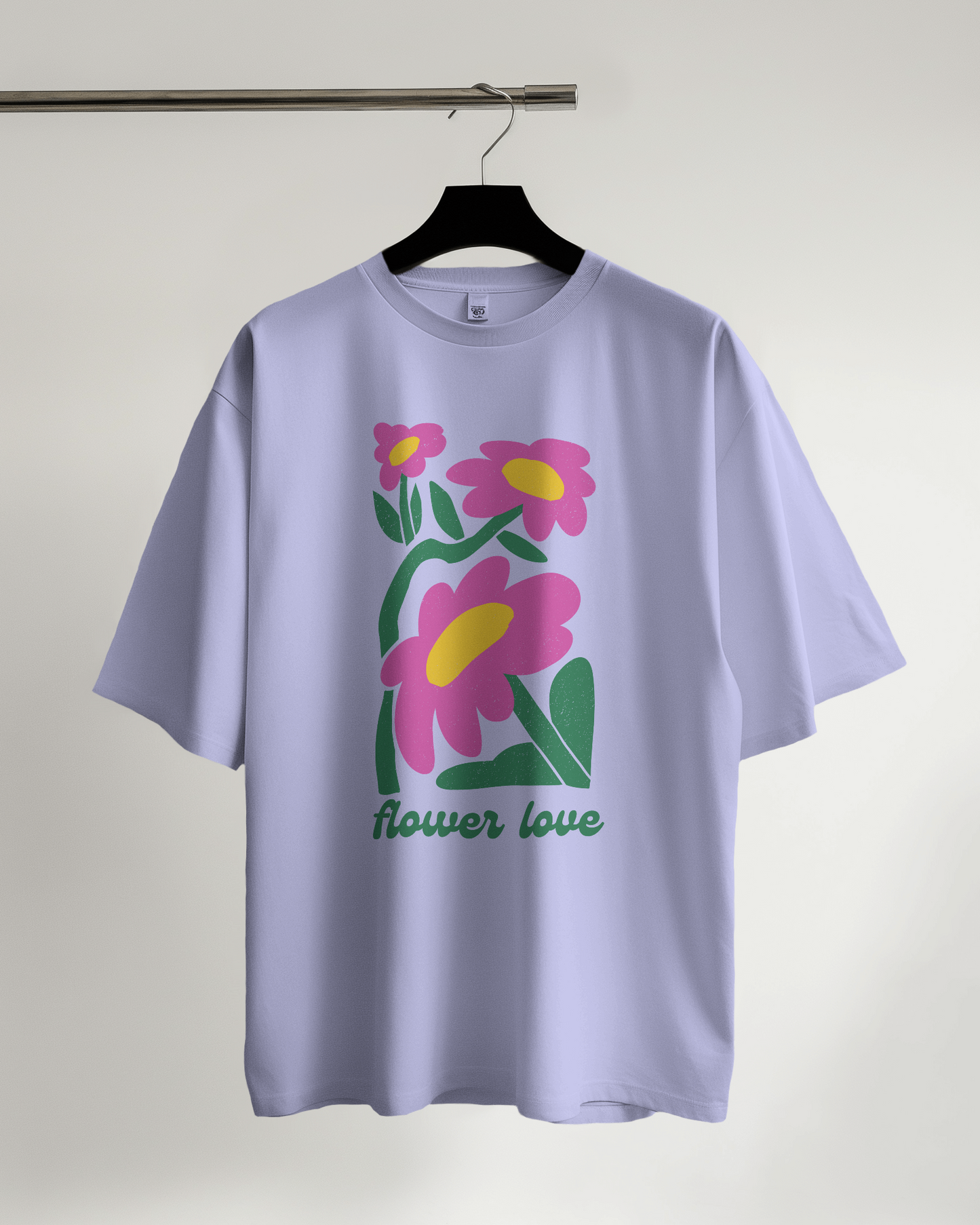 Unisex Oversized Standard T-Shirt - Flower Love